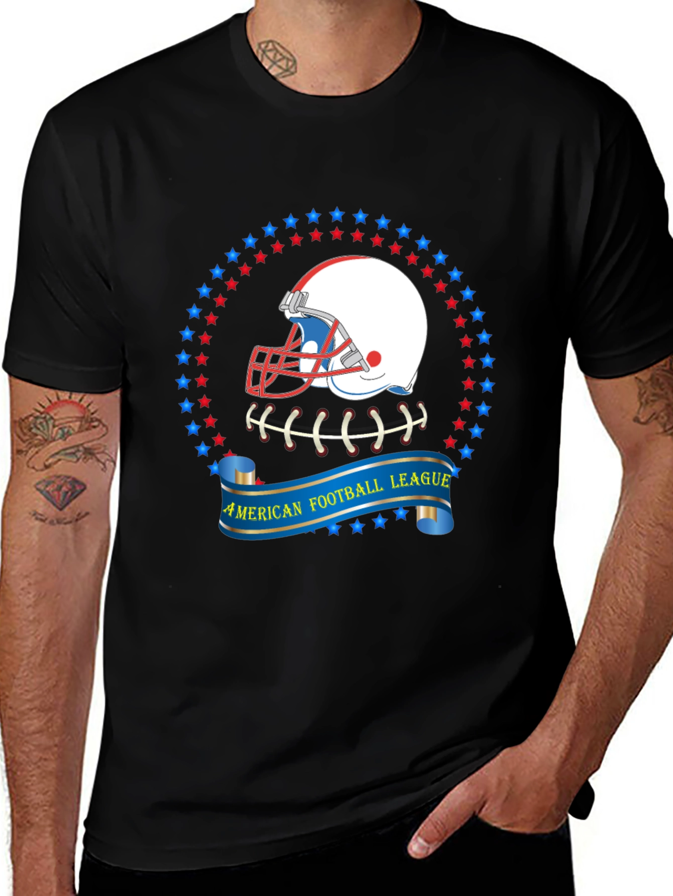 Variant 4 of American Football League T-Shirt