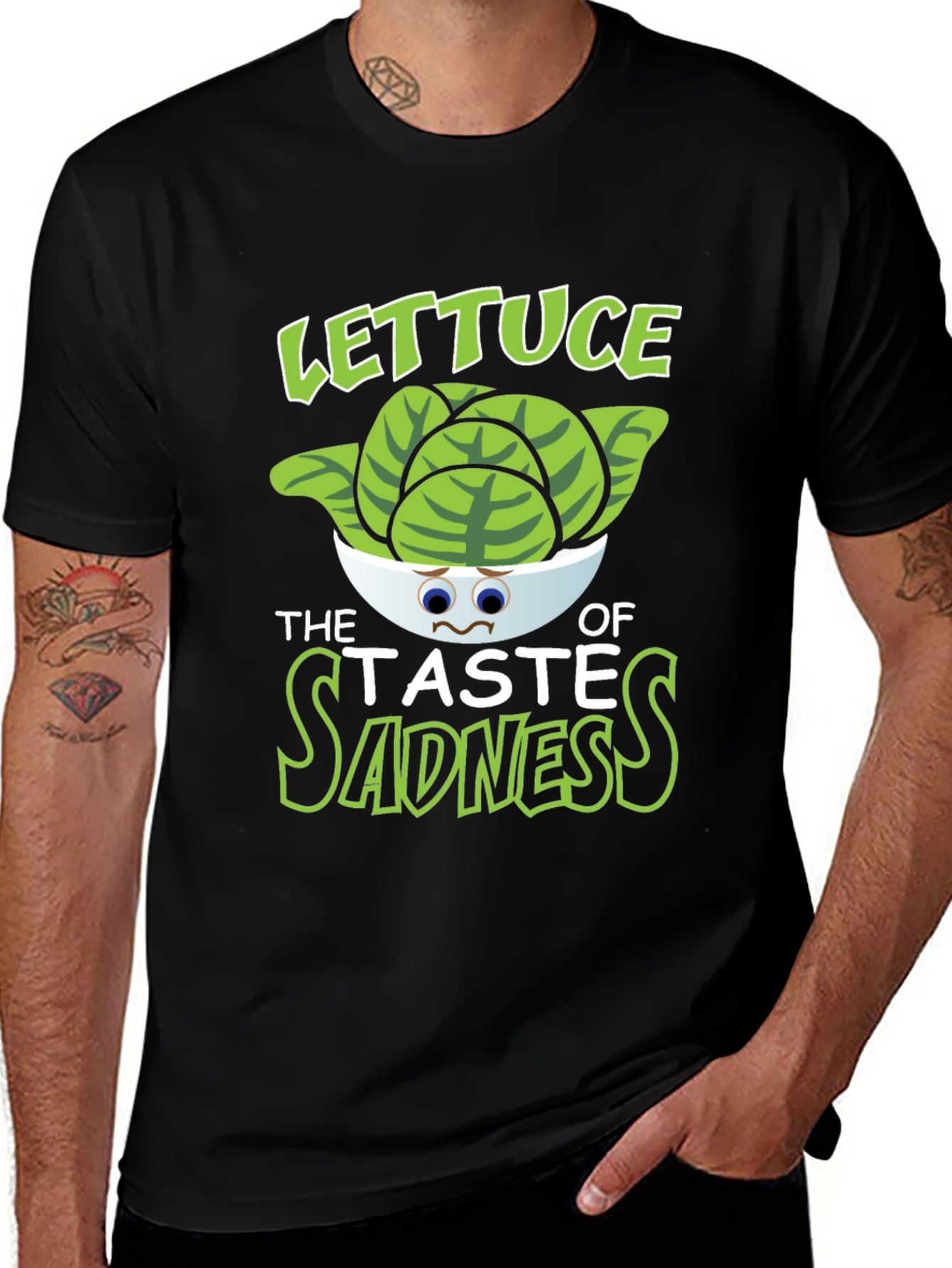 Variant 25 of Lettuce Taste of Sadness Graphic T-Shirt