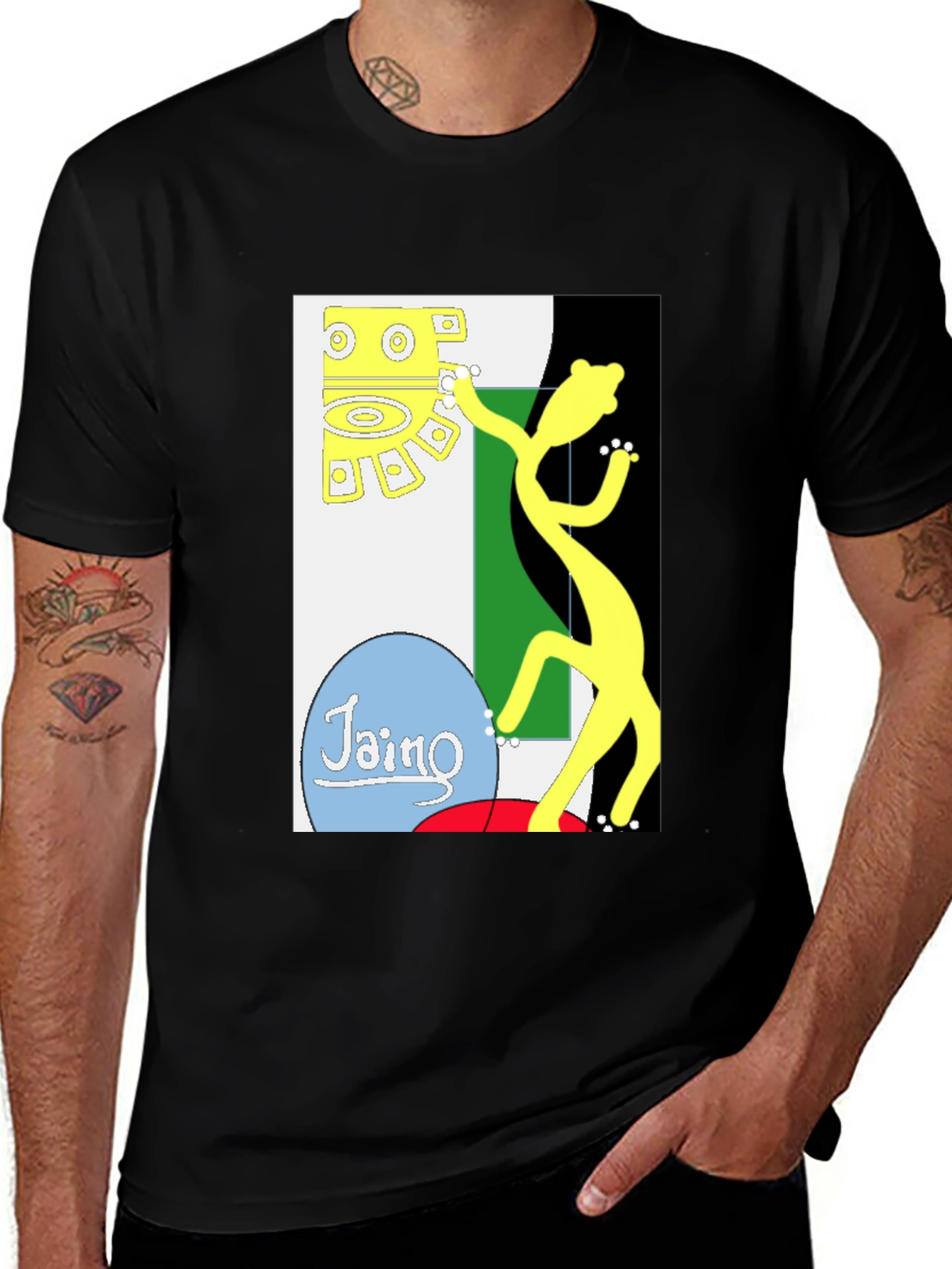 Variant 28 of Abstract Art T-Shirt - Jaino Design