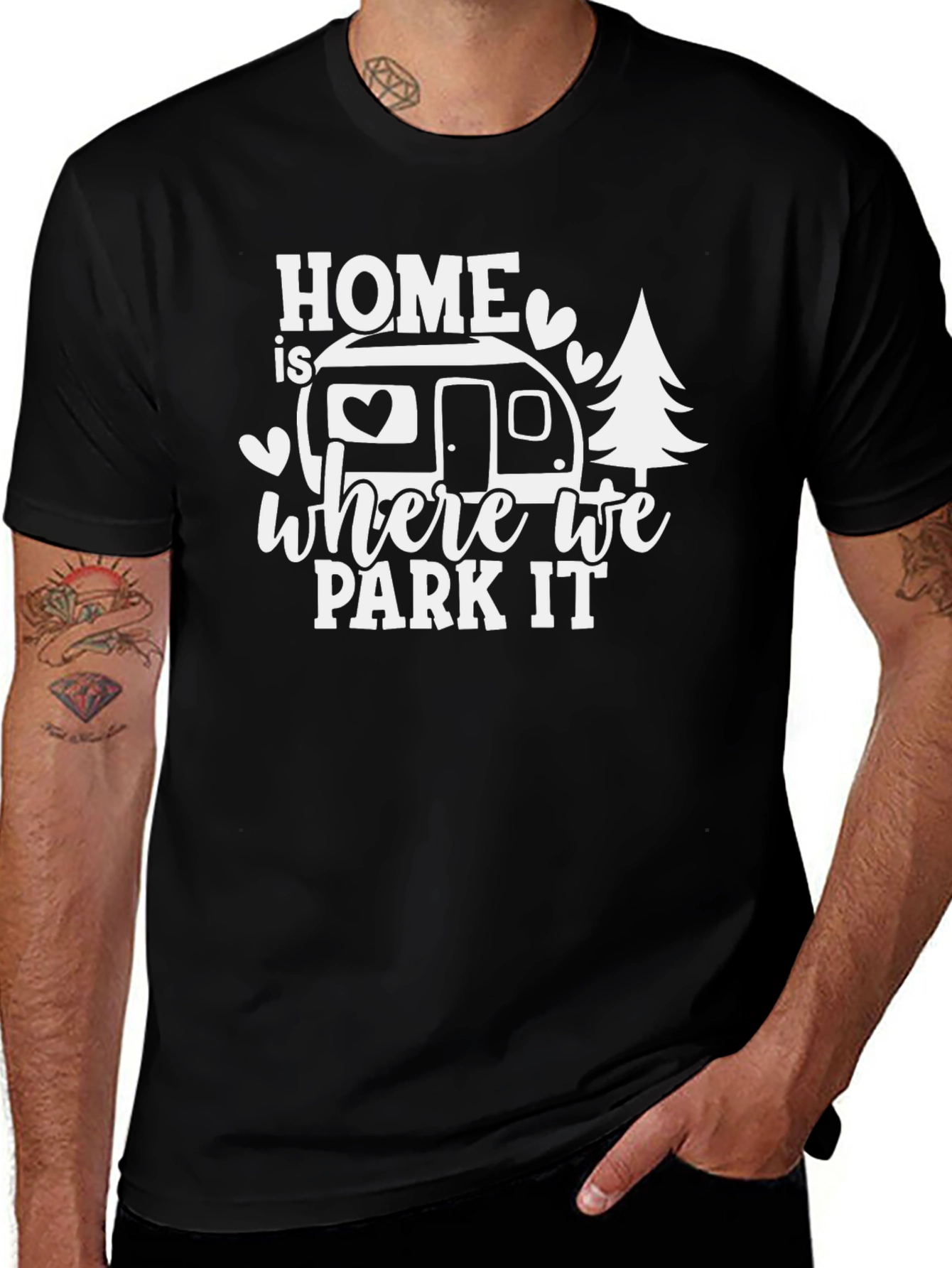 Home is Where We Park It Camping T-Shirt