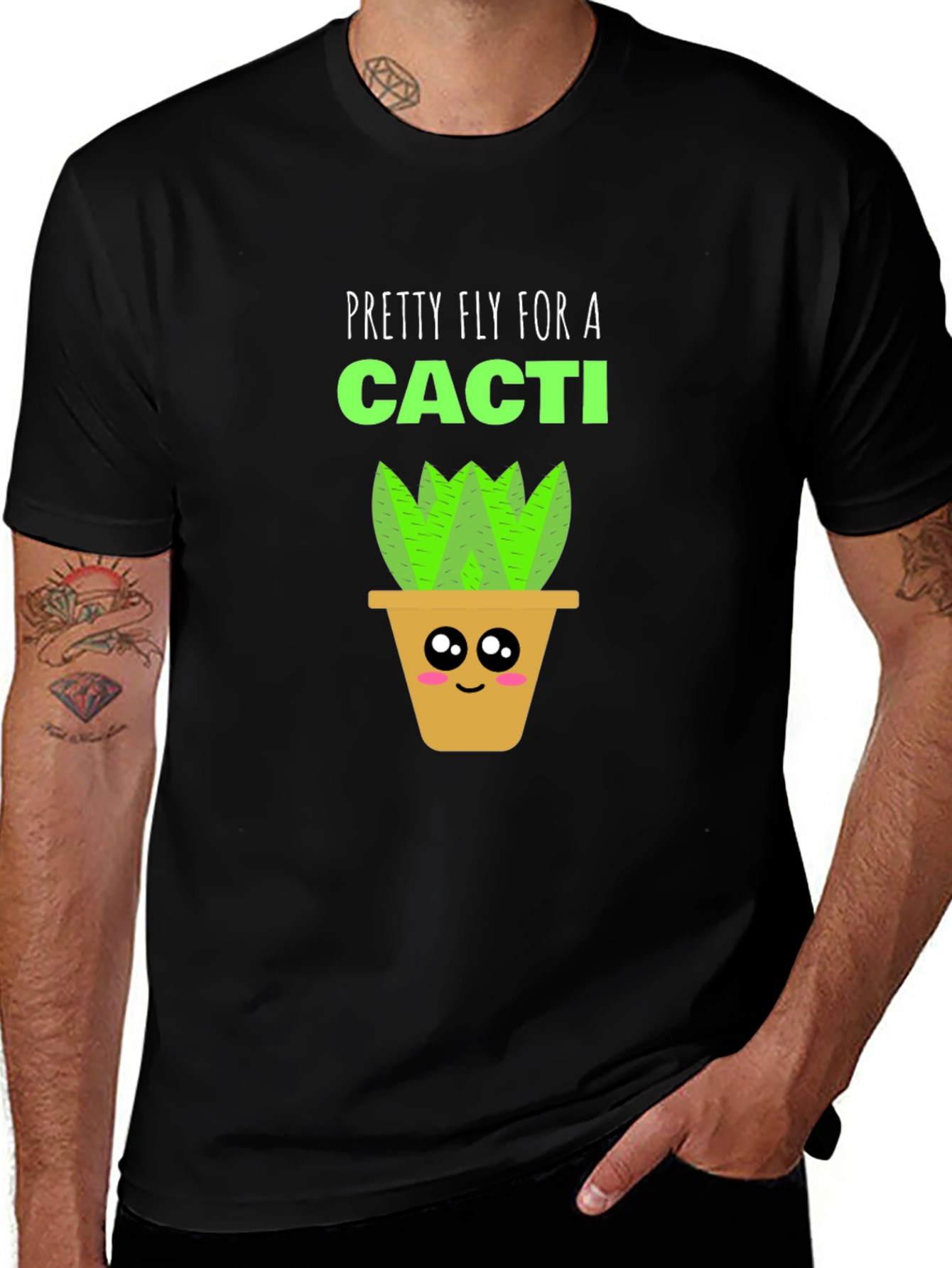 Variant 7 of Pretty Fly for a Cacti Graphic T-Shirt