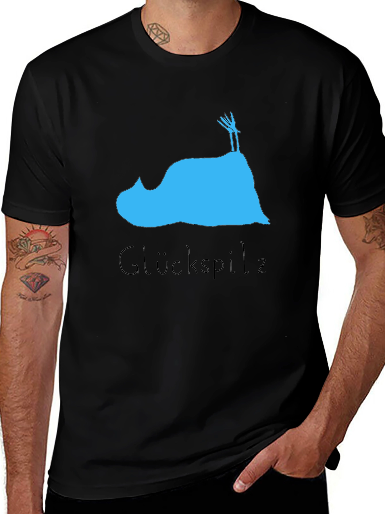 Variant 11 of Gluckspilz Graphic T-Shirt - Funny Lucky Mushroom Tee