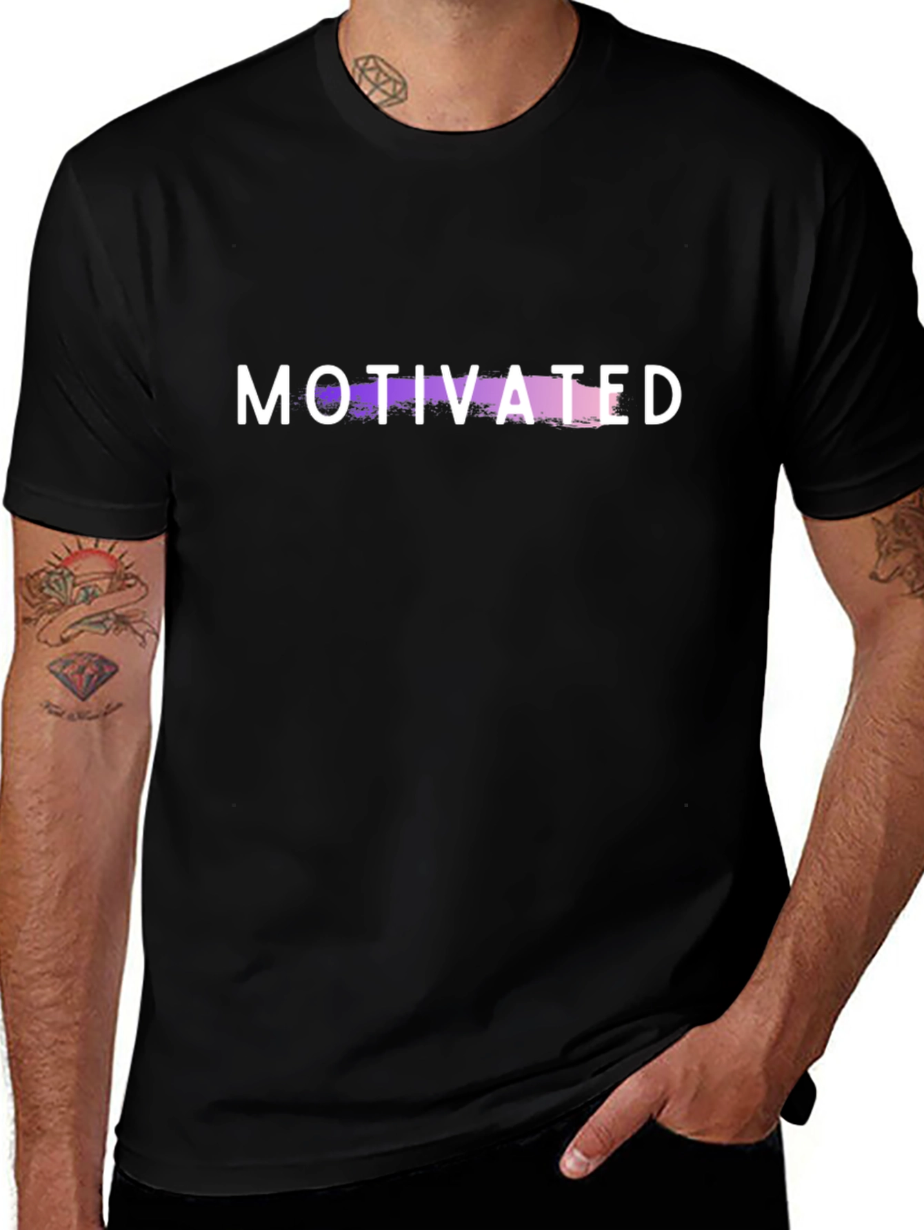 Variant 5 of Motivated Graphic Tee - Stylish Comfort