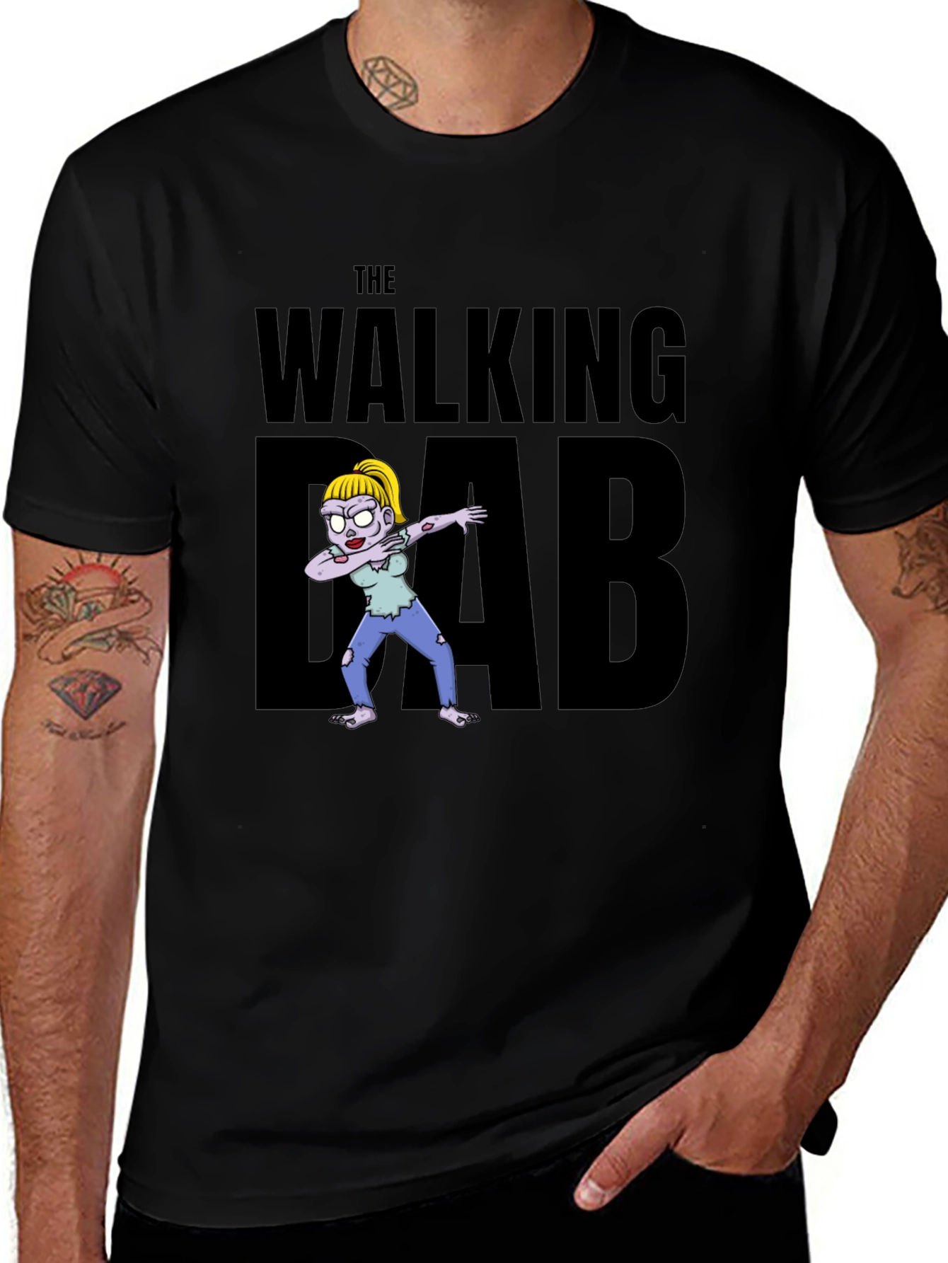 Variant 7 of Walking Dab Zombie T-Shirt
