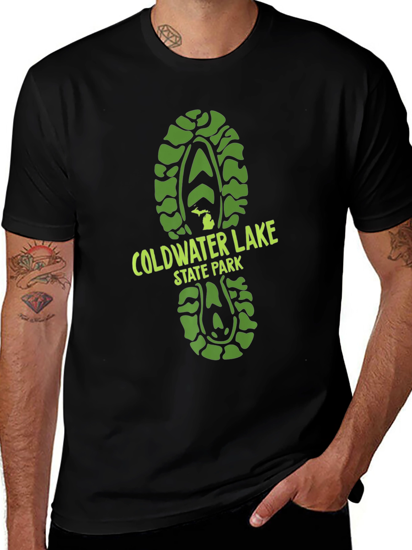 Variant 16 of Coldwater Lake State Park Black T-Shirt