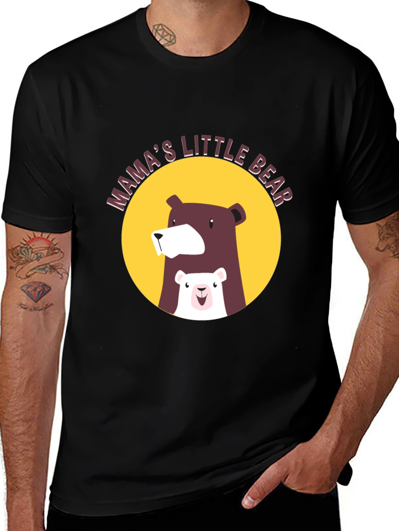 Variant 10 of Mama's Little Bear Graphic Tee