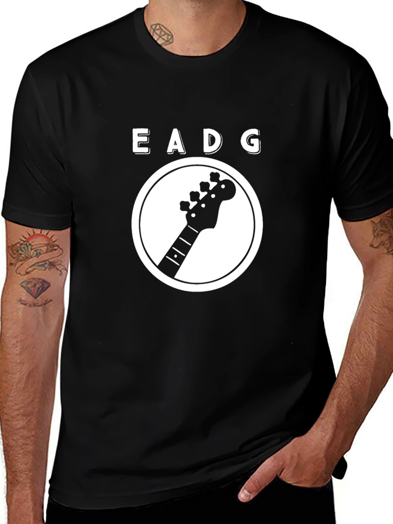 Variant 11 of Bass Guitar T-Shirt - Musician Apparel