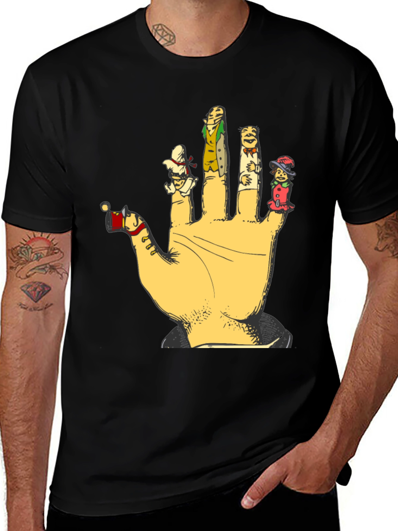 Variant 29 of Finger Puppets Graphic T-Shirt