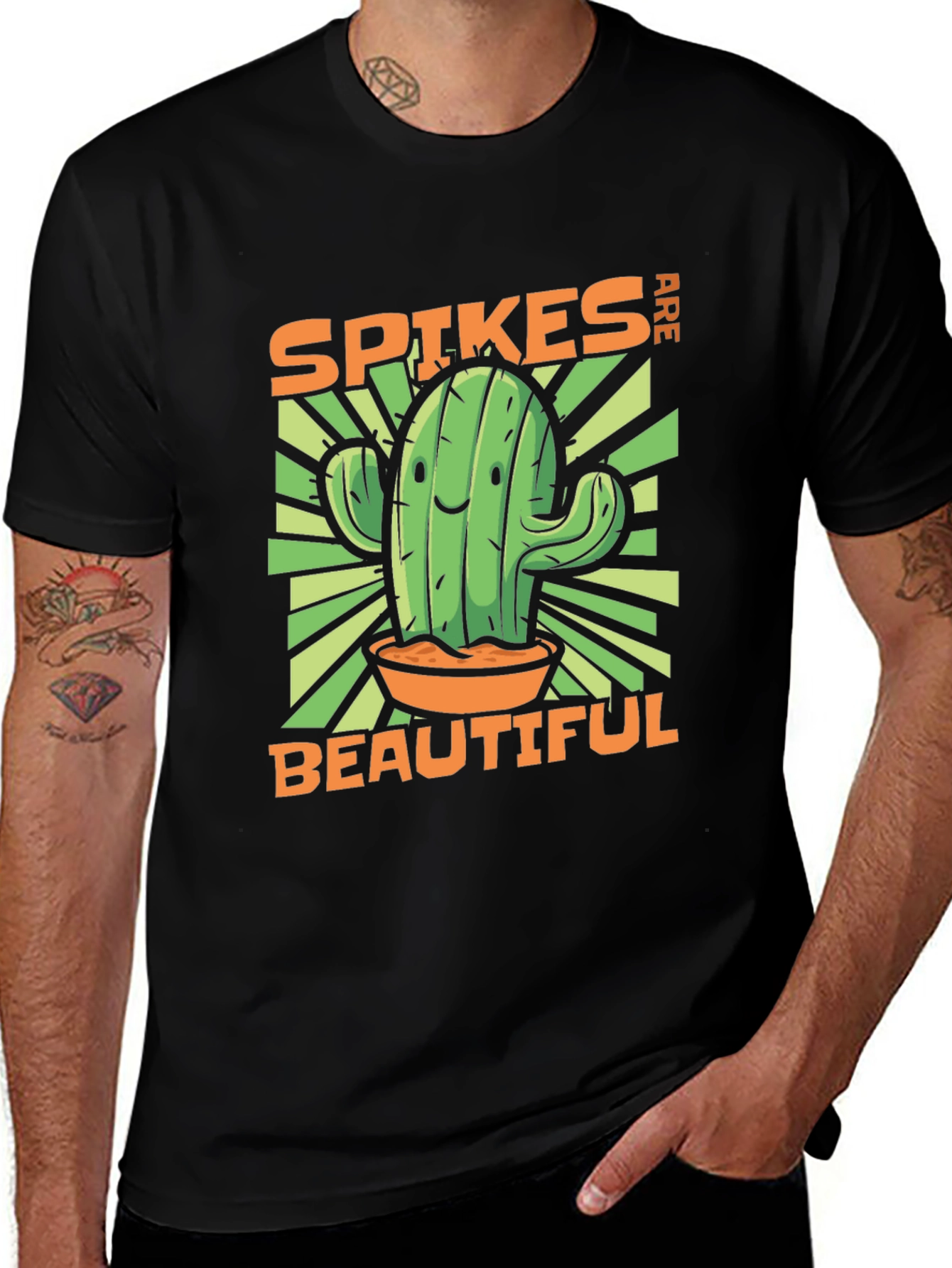 Variant 28 of Spikes are Beautiful Cactus Graphic T-Shirt