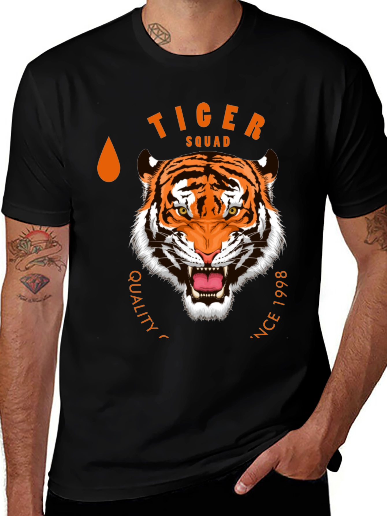Variant 11 of Tiger Squad 1998 Graphic Print T-Shirt