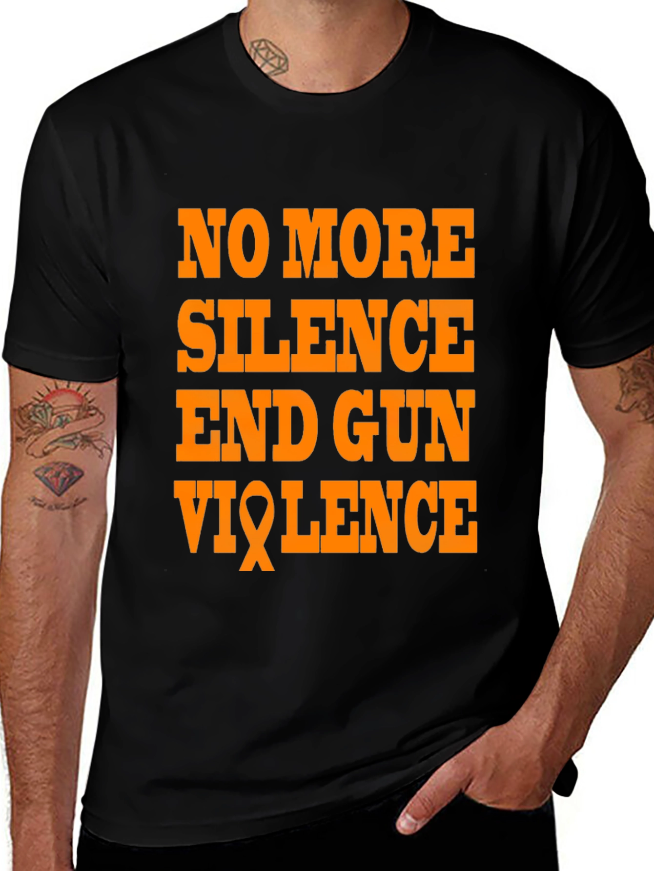 Variant 11 of End Gun Violence Awareness T-Shirt