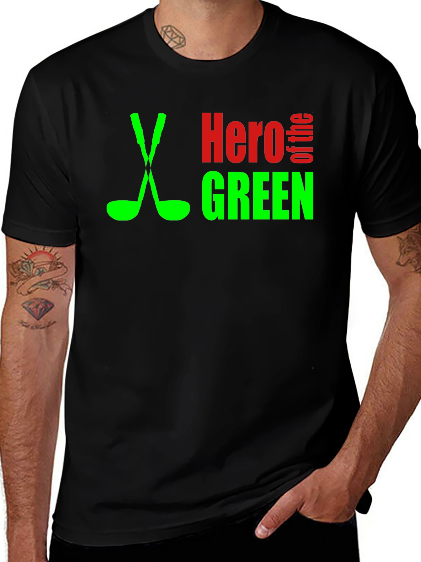 Variant 23 of Hero of the Green Golf T-Shirt