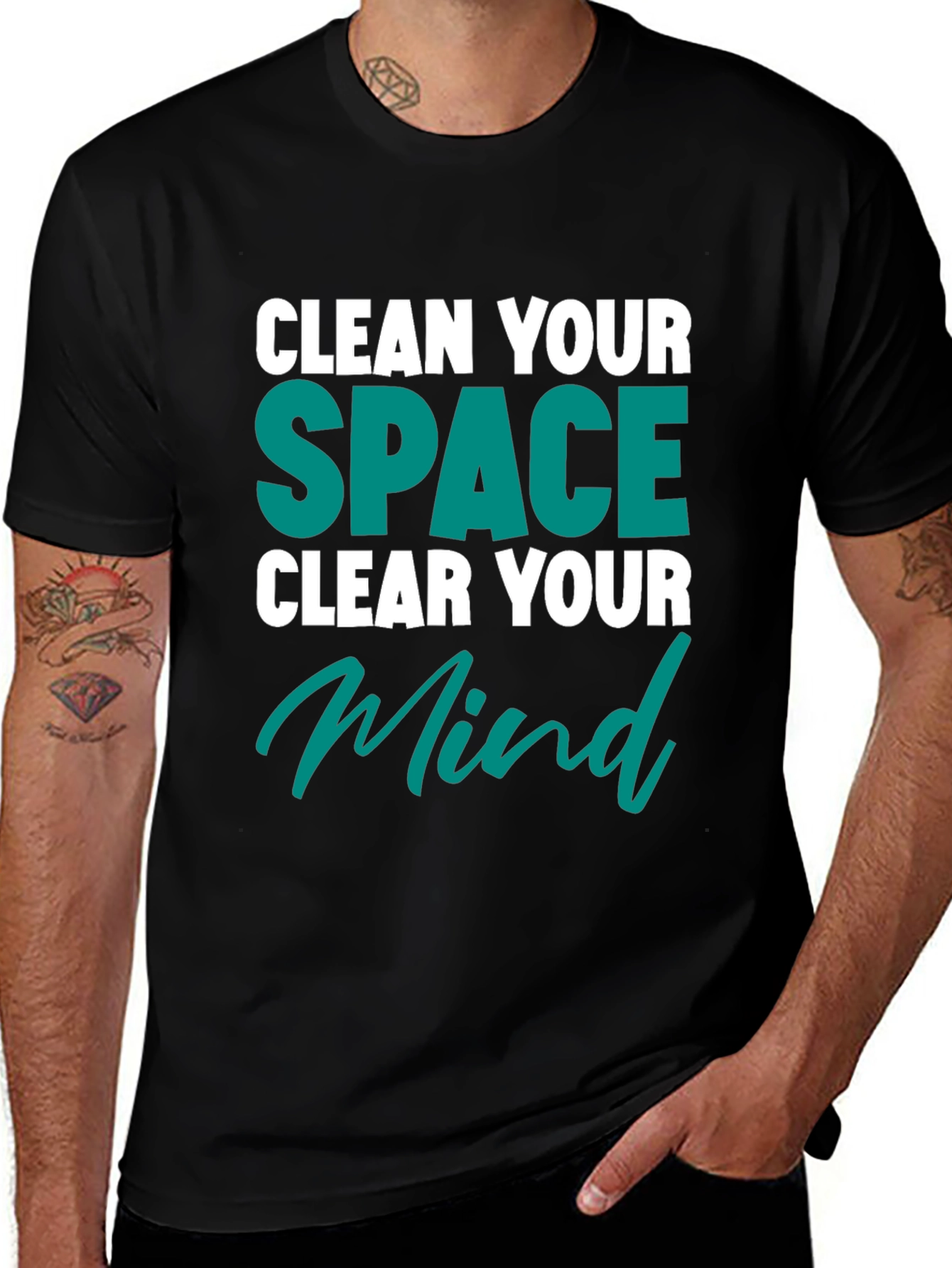 Variant 29 of Clean Your Space Graphic Tee