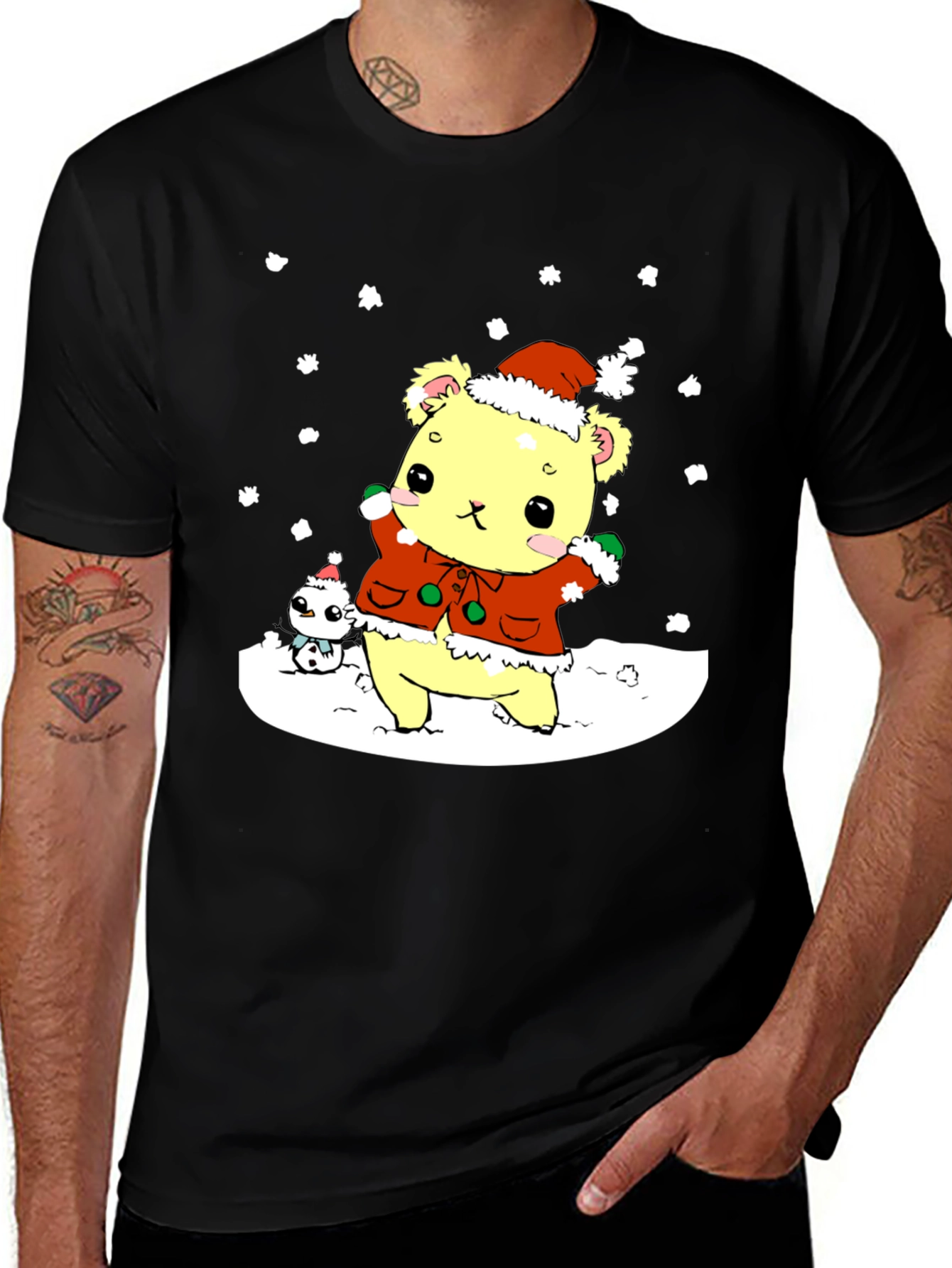 Variant 10 of Festive Holiday Hamster T-Shirt