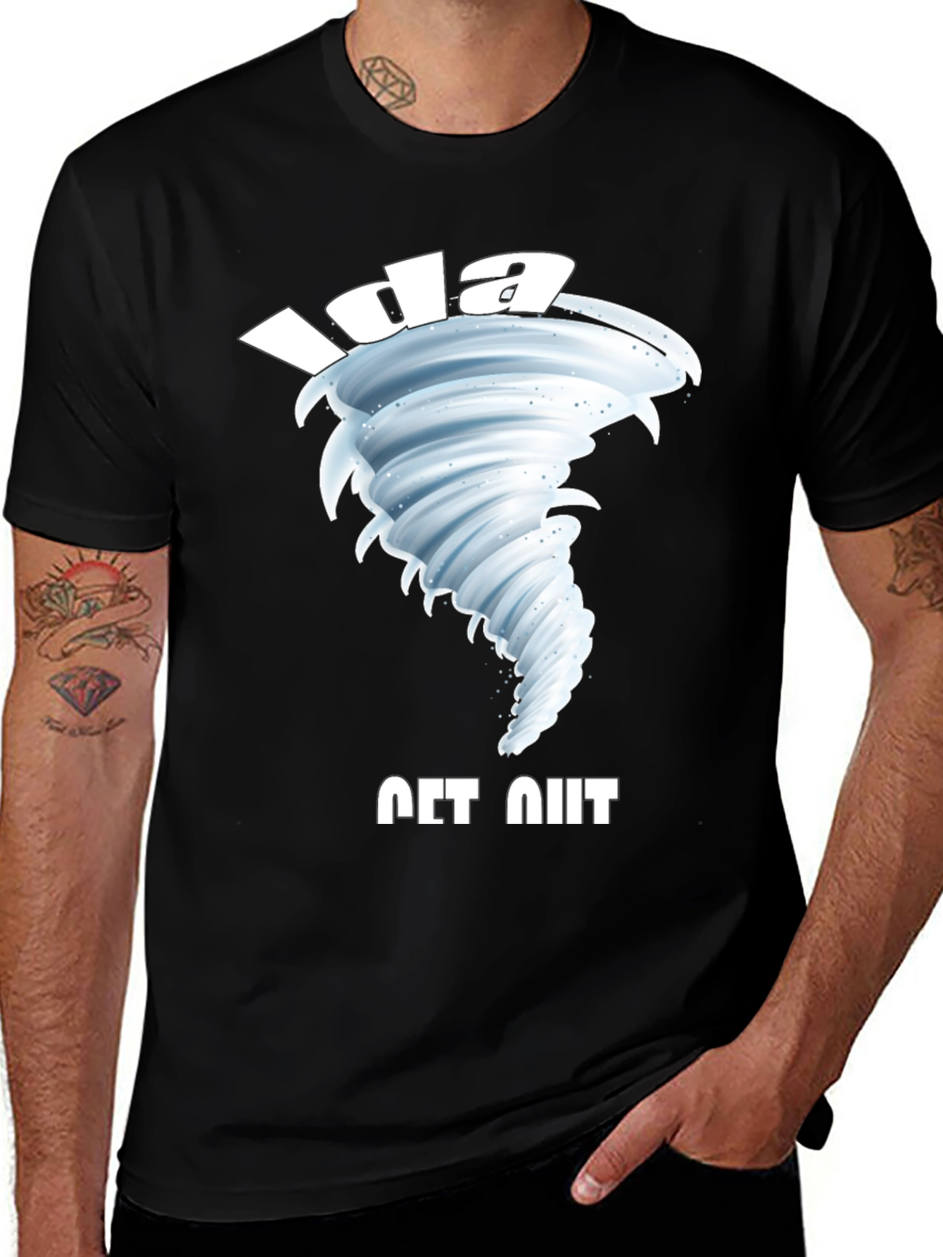Variant 21 of IDA Get Out T-Shirt - Hurricane Graphic Tee