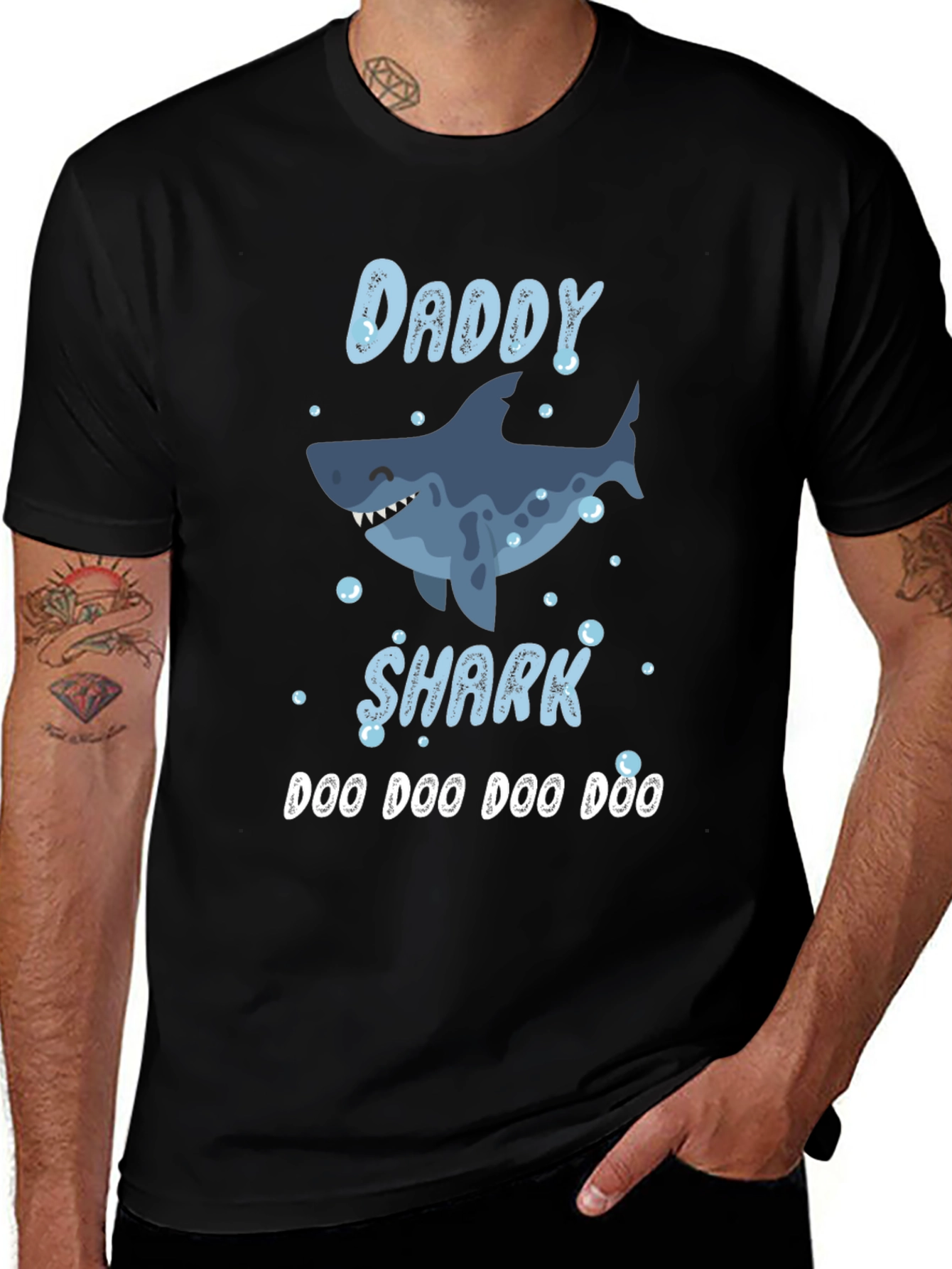Daddy Shark Graphic T-Shirt