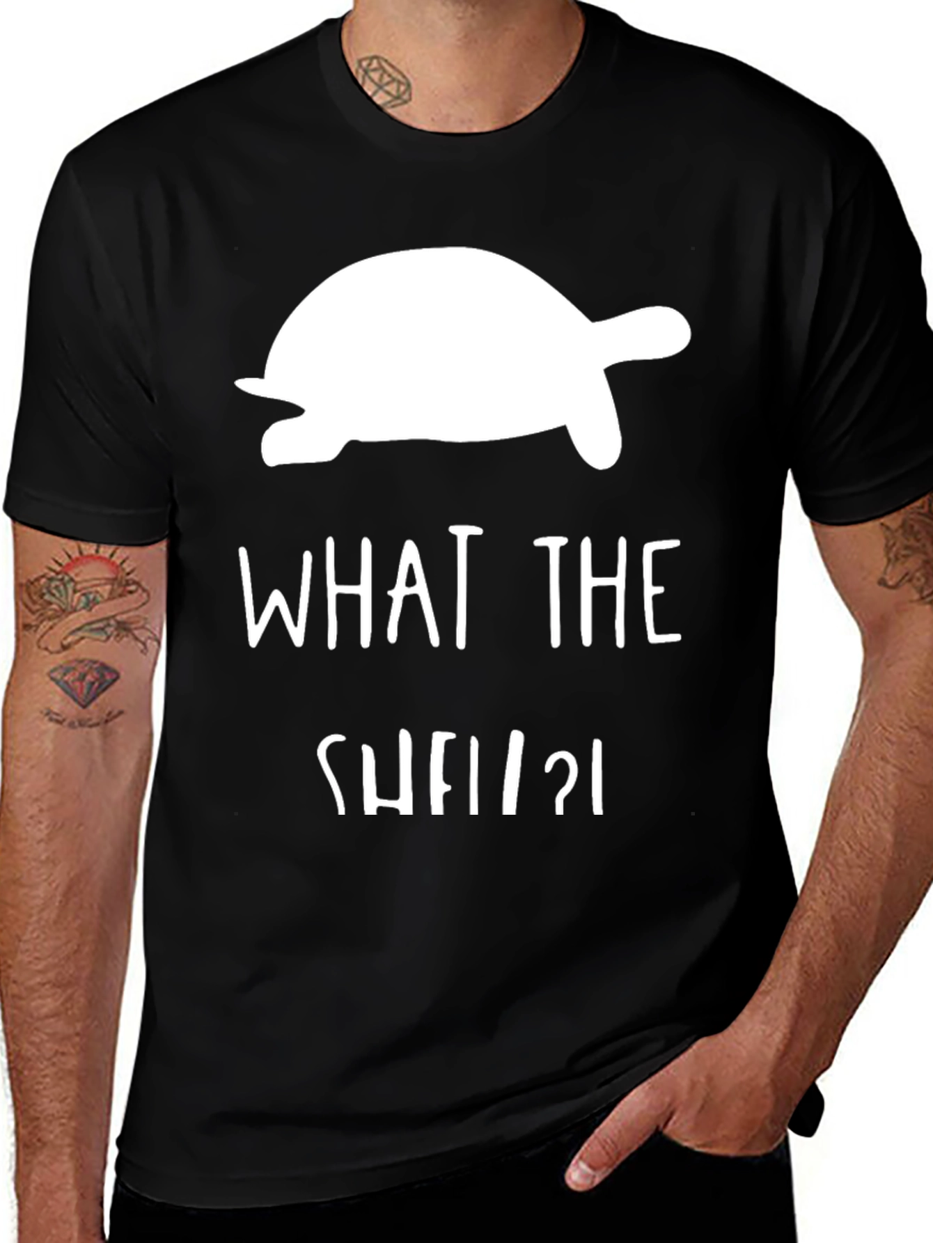 Variant 7 of What the Shell Turtle T-Shirt