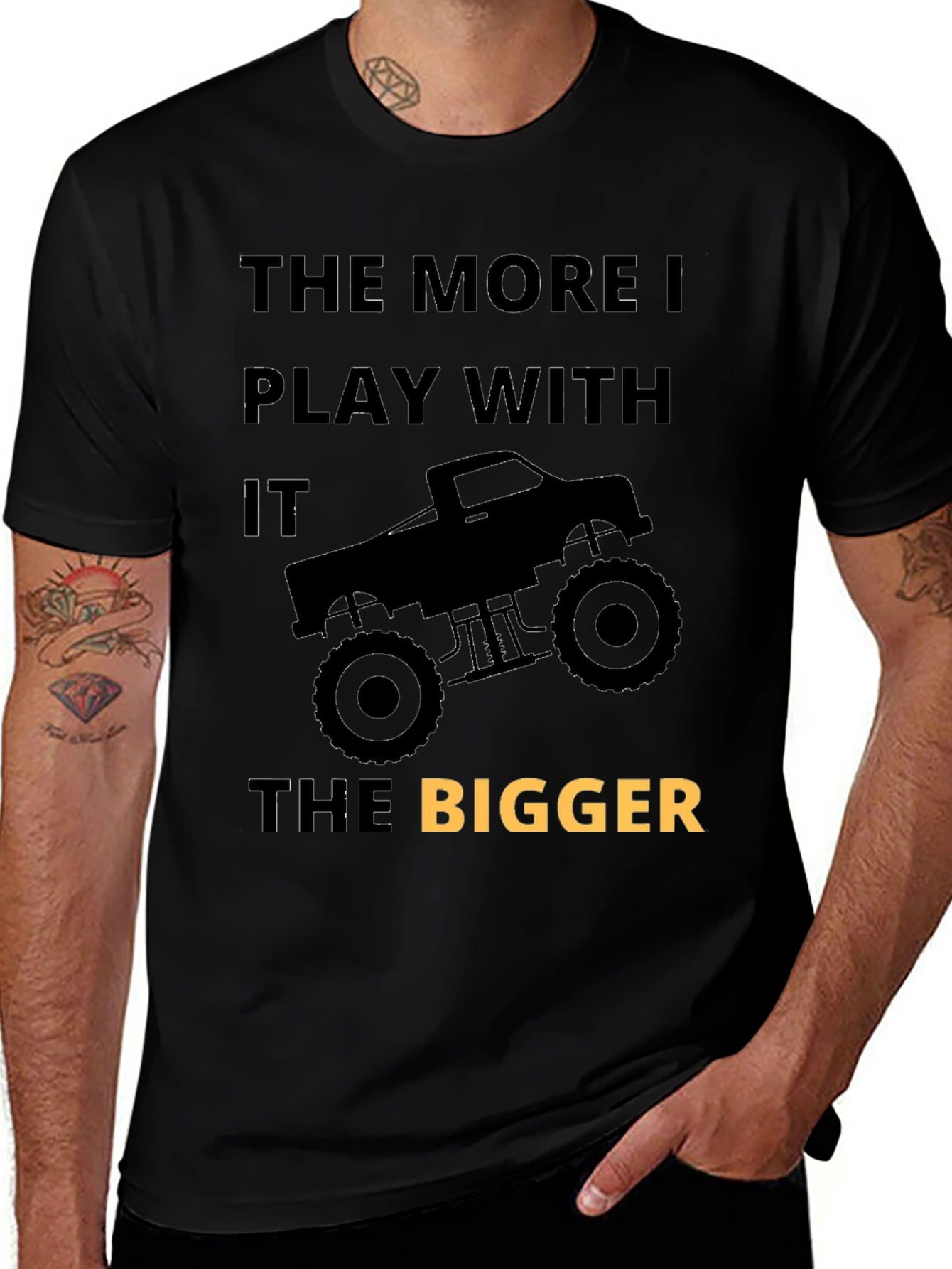 Variant 5 of Monster Truck T-Shirt: The More I Play, The Bigger!