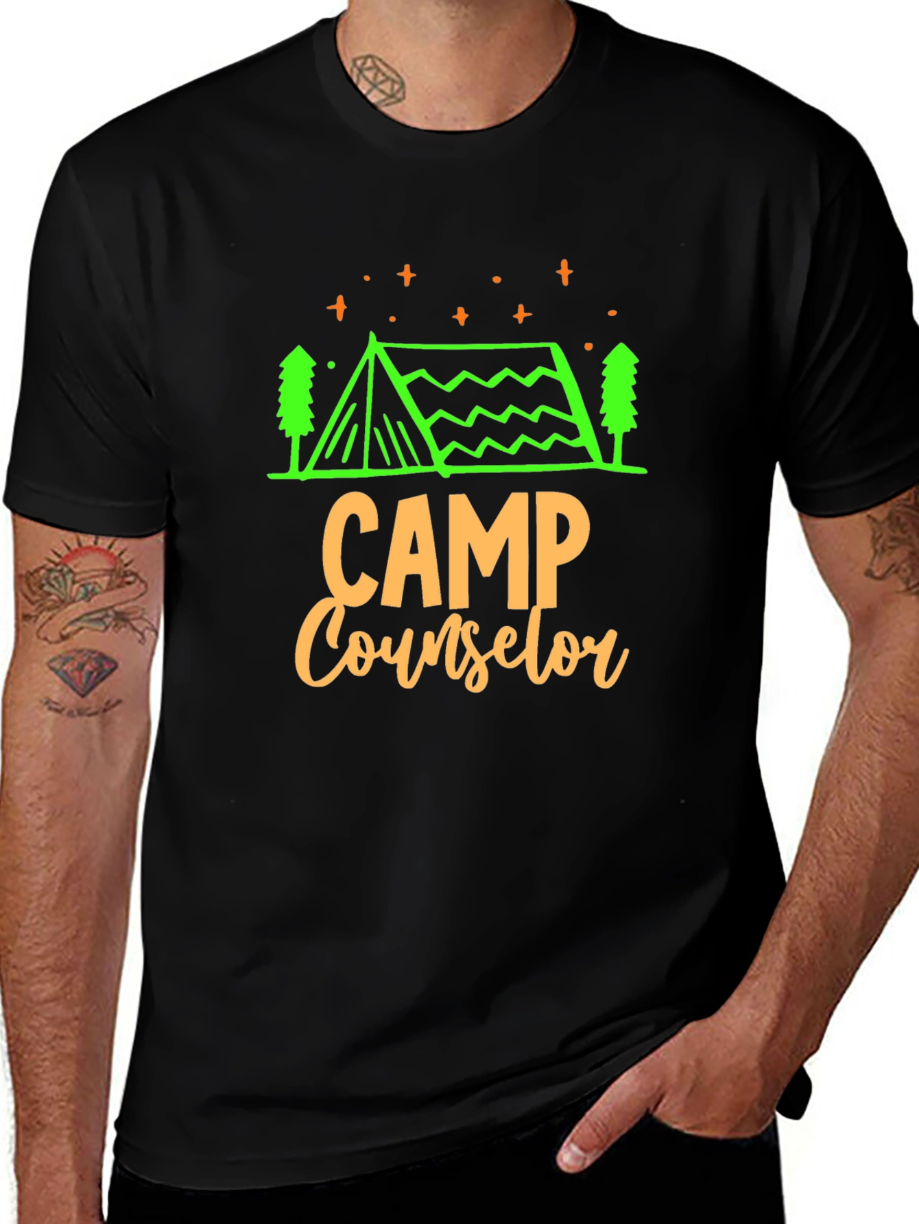 Camp Counselor Graphic Tee - Outdoor Adventure T-Shirt