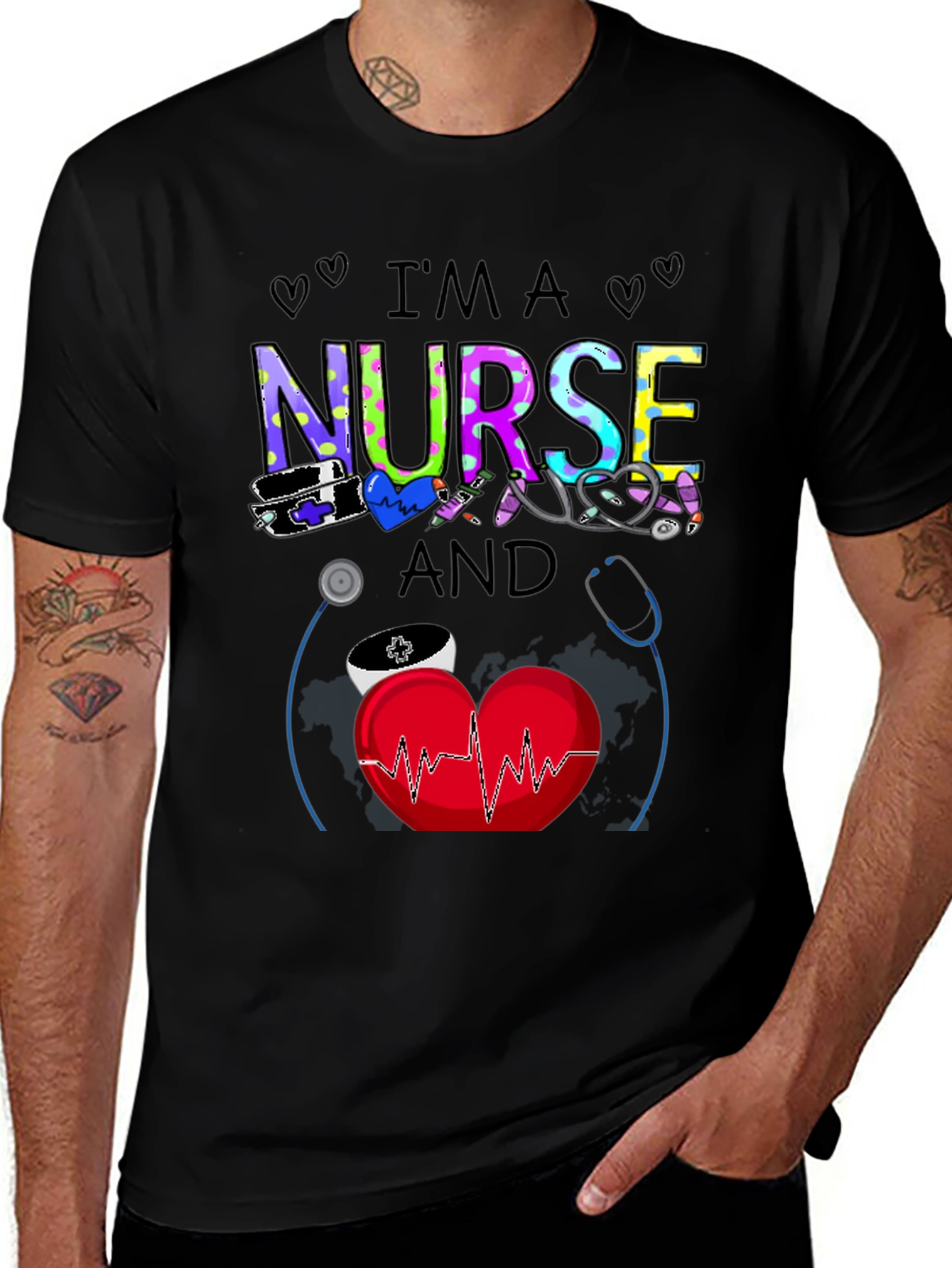 Variant 30 of I'm A Nurse T-Shirt - Medical Apparel
