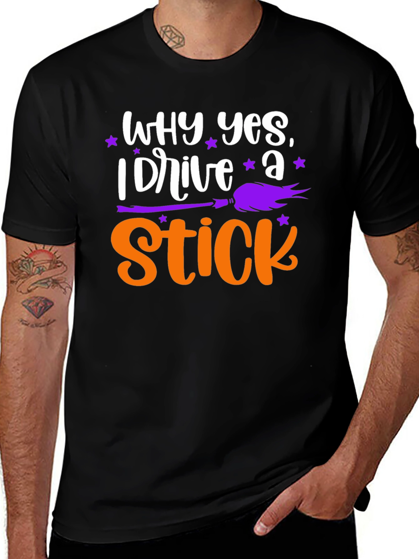 Why Yes, I Drive a Stick Halloween T-Shirt