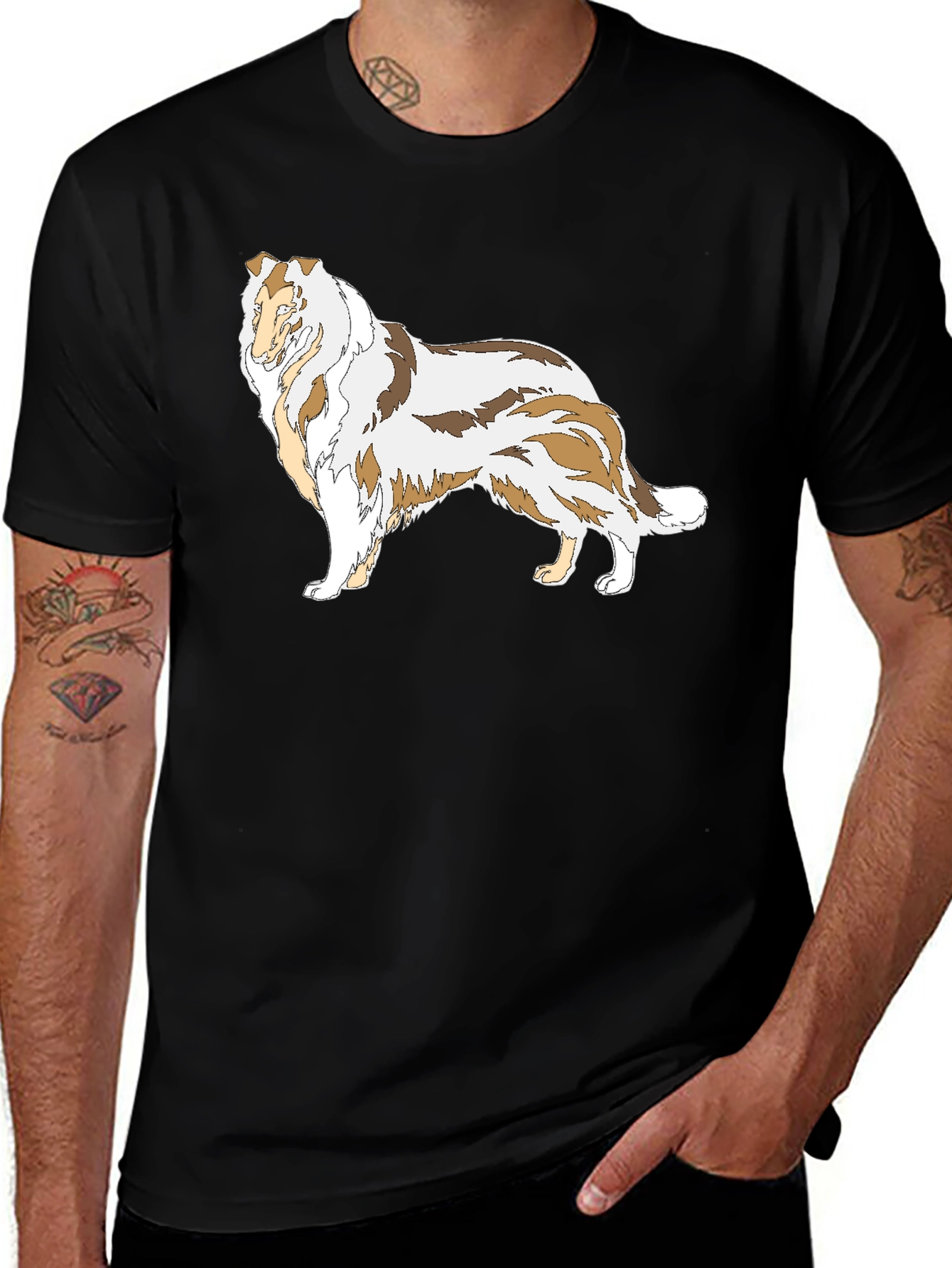 Collie Dog Breed Graphic T-Shirt