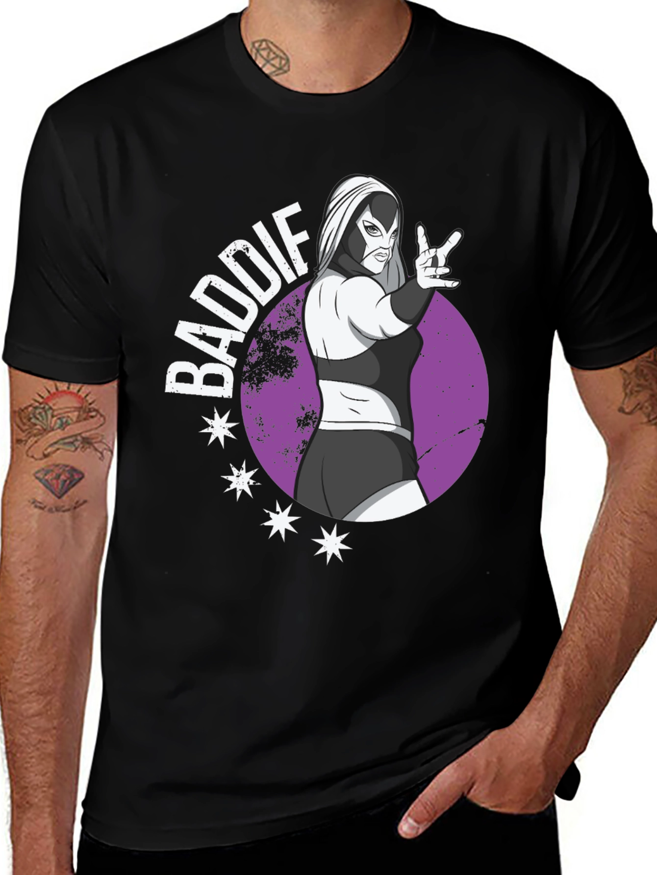Baddie Wrestler Graphic Tee