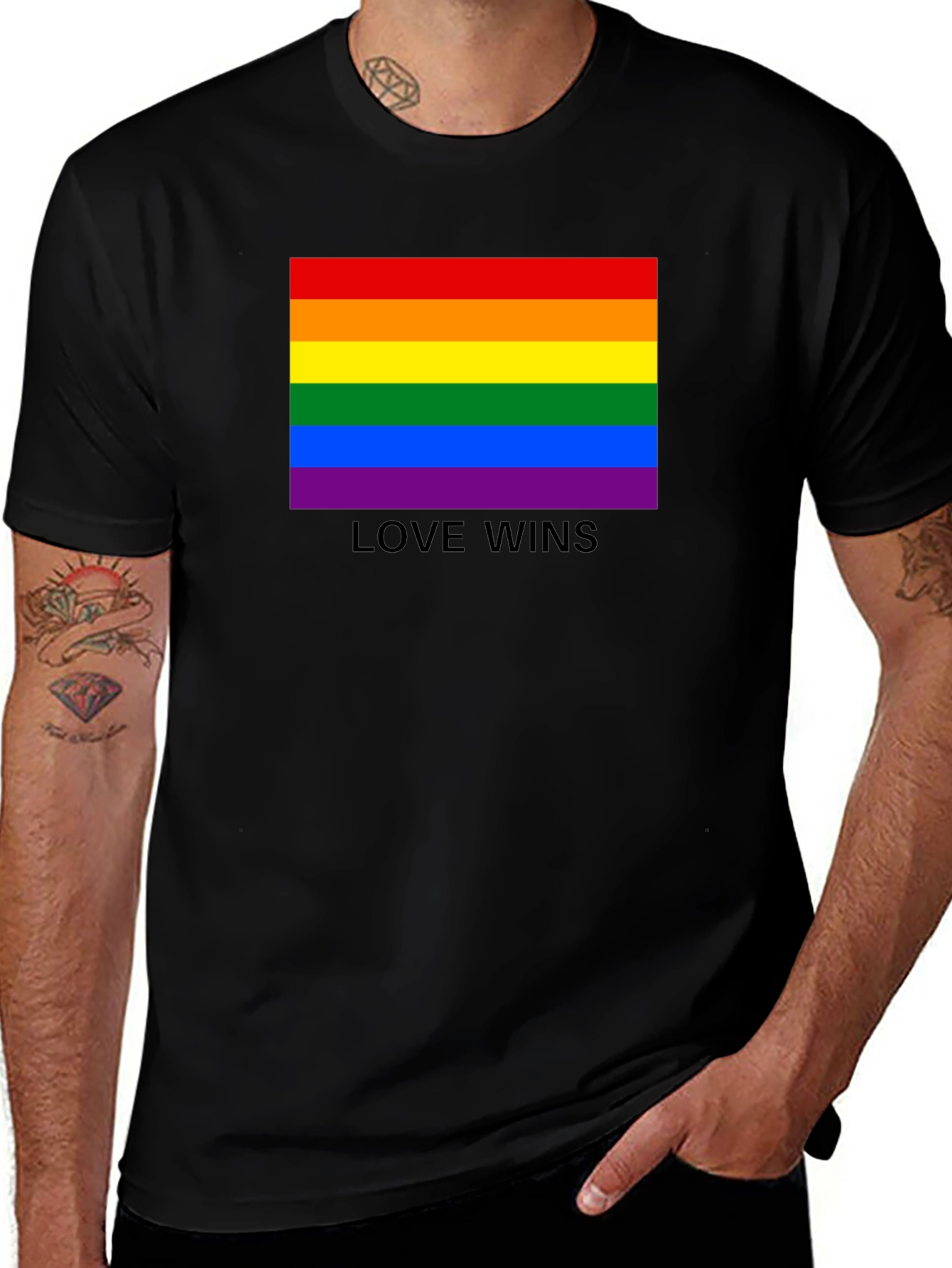 Variant 20 of Love Wins Rainbow Pride T-Shirt