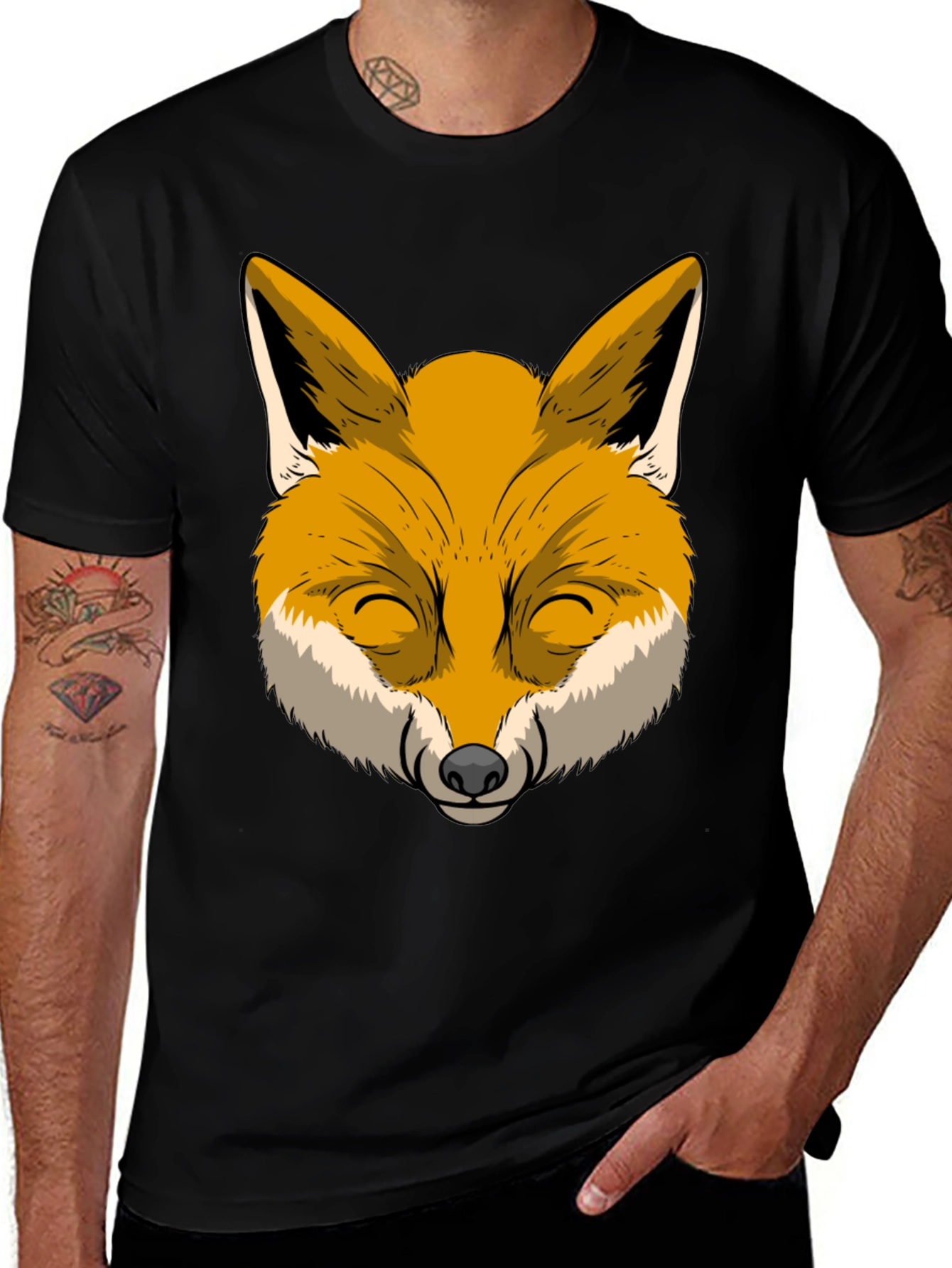 Variant 15 of Fox Graphic T-Shirt - Cool Animal Design