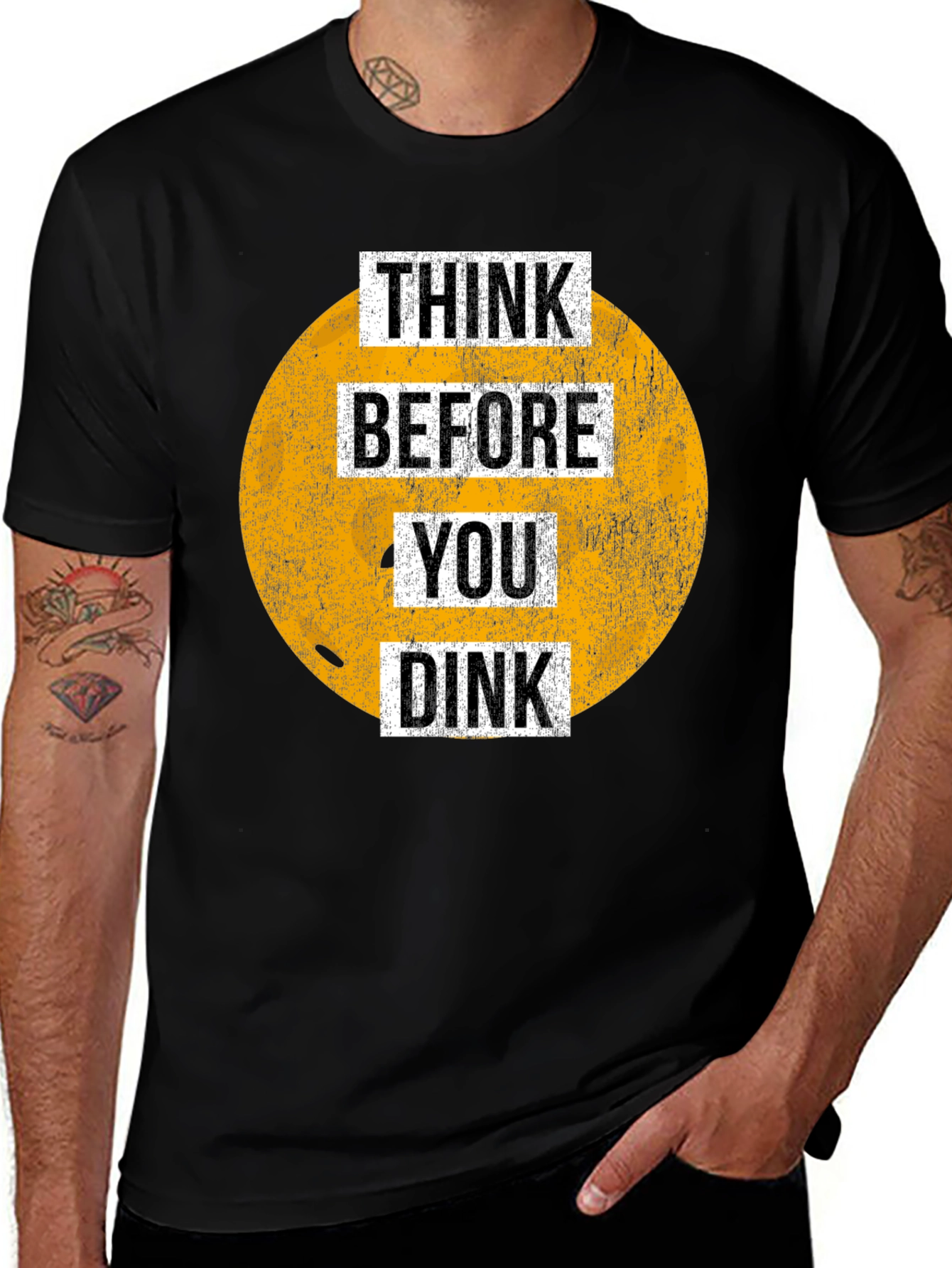 Variant 20 of Think Before You Dink Graphic Tee