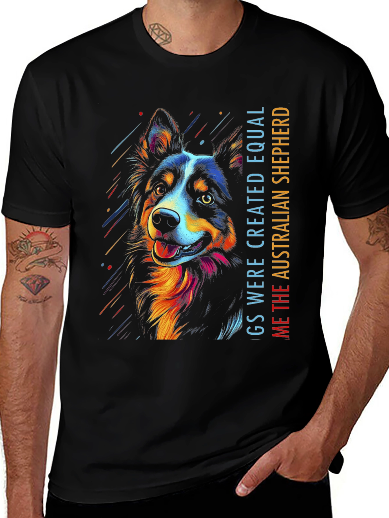 Australian Shepherd Dog Graphic Tee