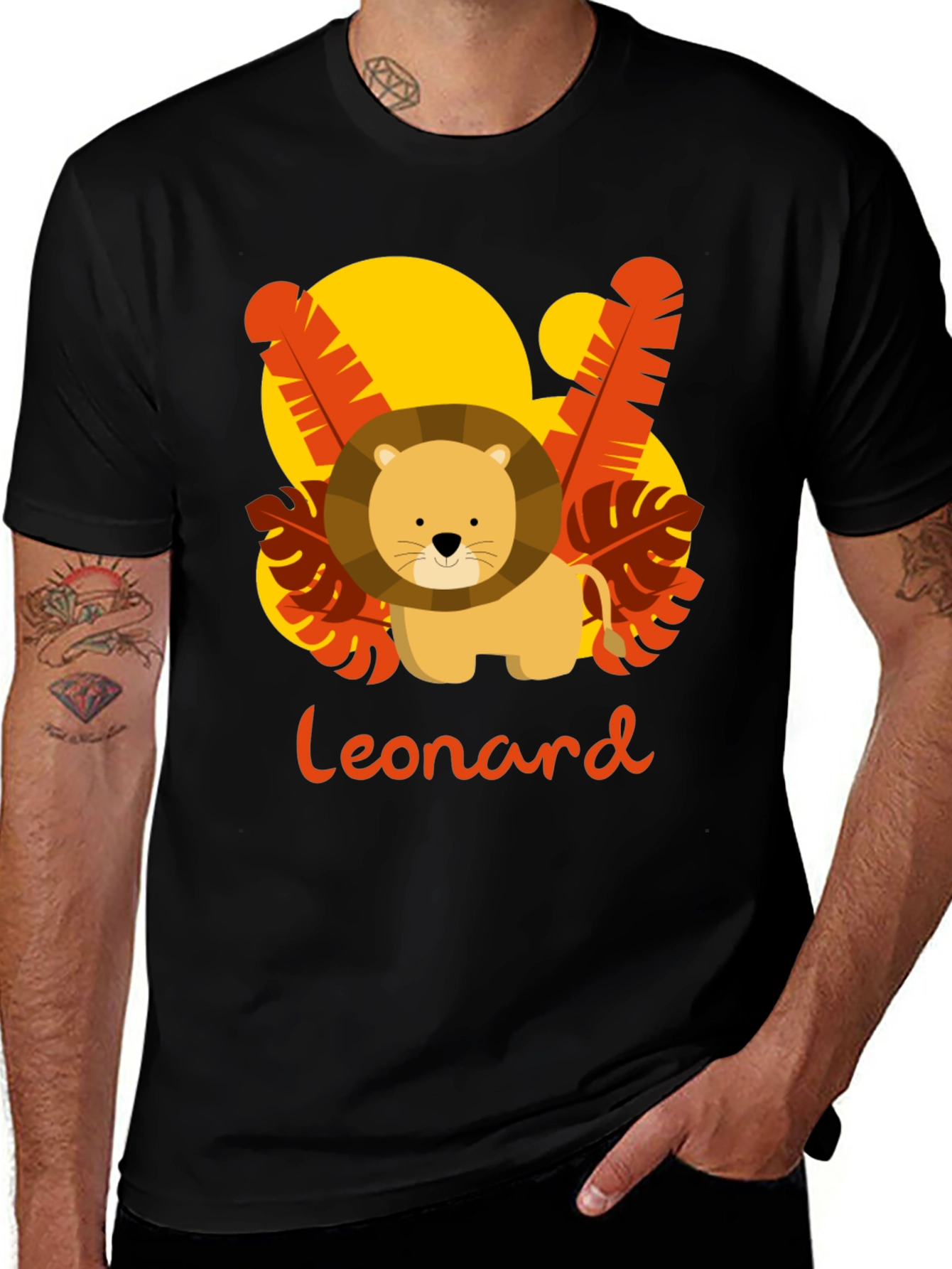 Variant 15 of Personalized Lion Cub T-Shirt