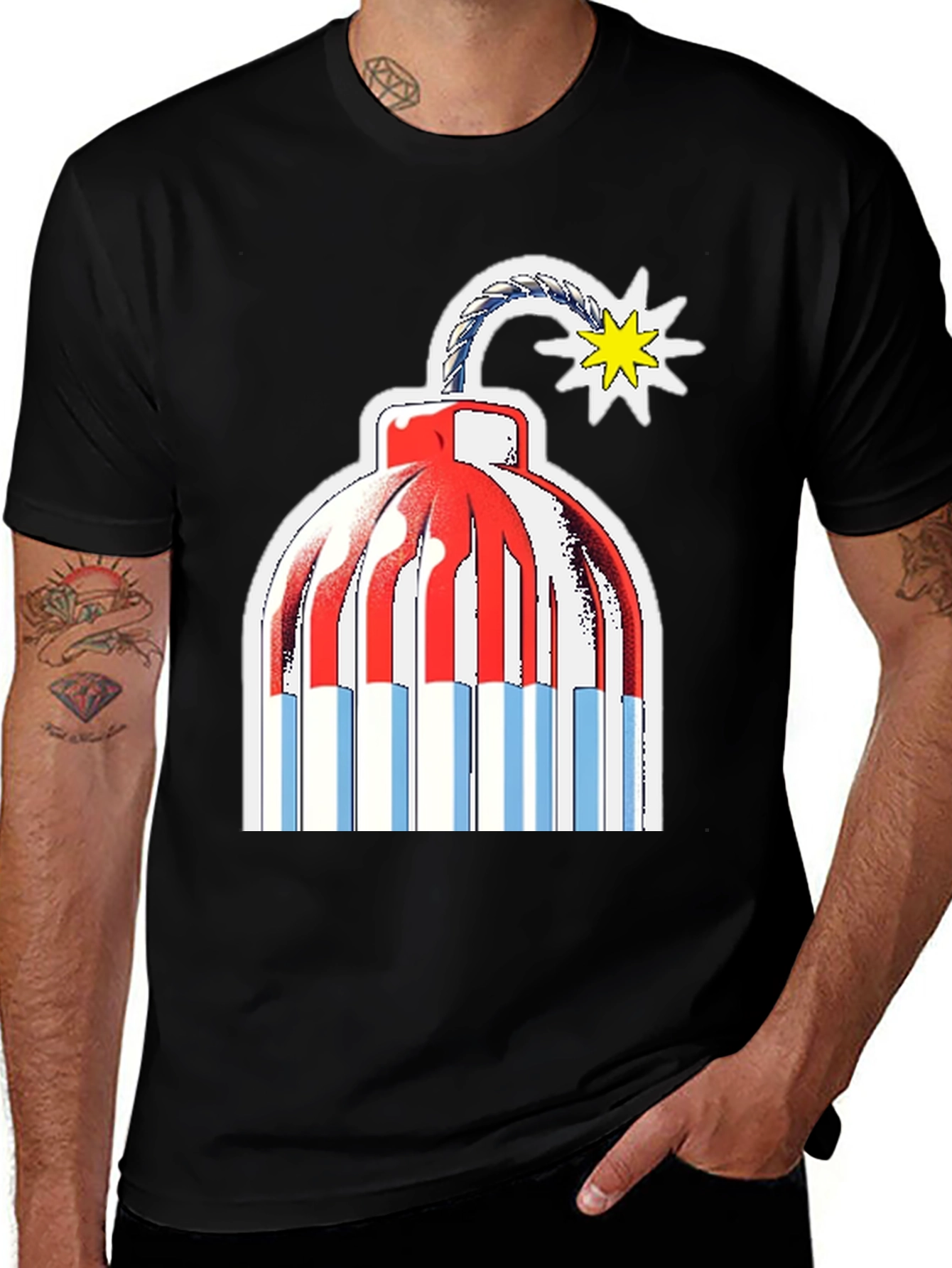 Variant 30 of Explosive Style: Novelty Bomb Graphic Tee