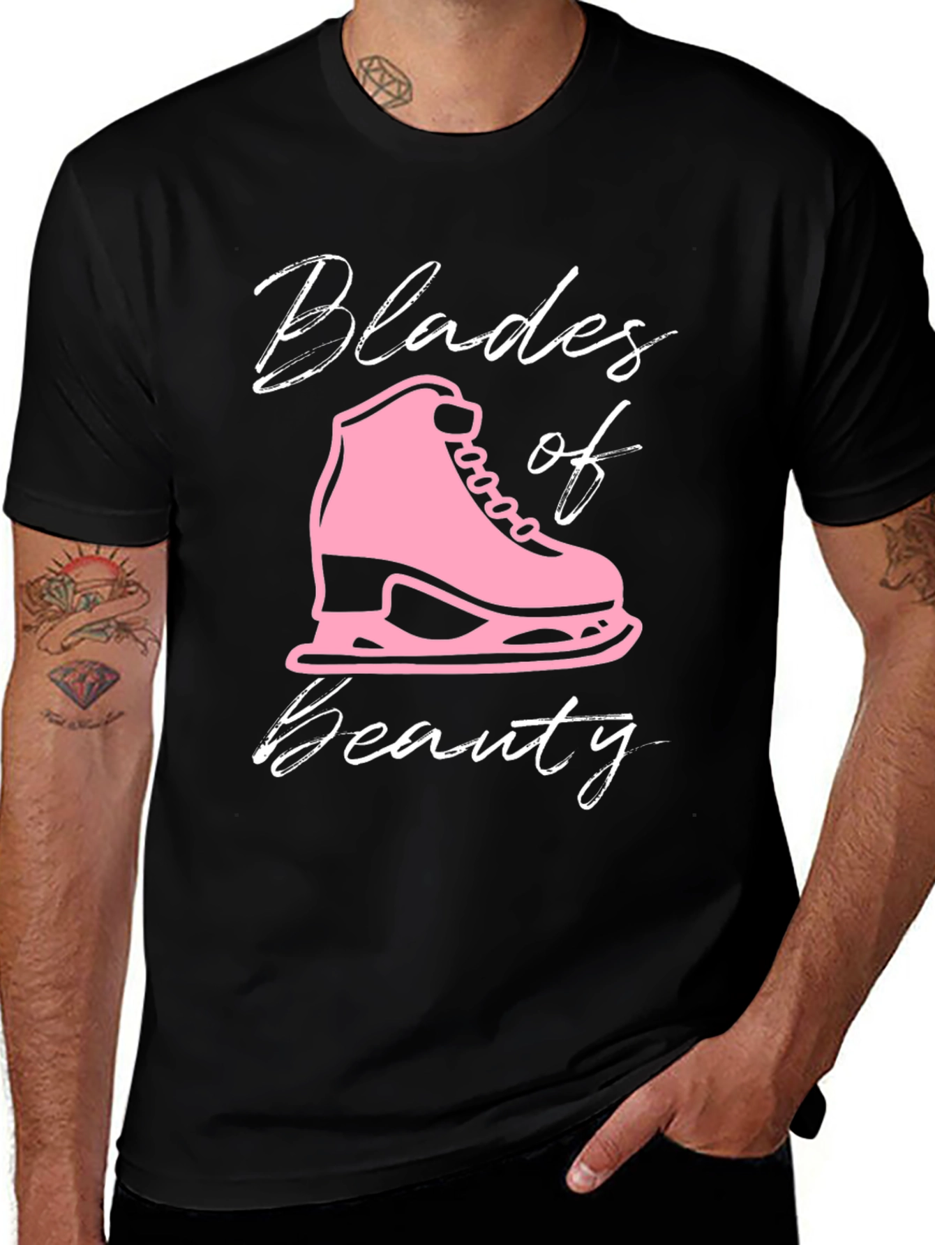Variant 7 of Blades of Beauty Ice Skating T-Shirt