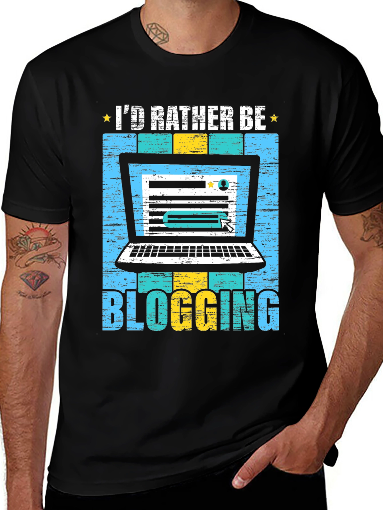I'd Rather Be Blogging T-Shirt