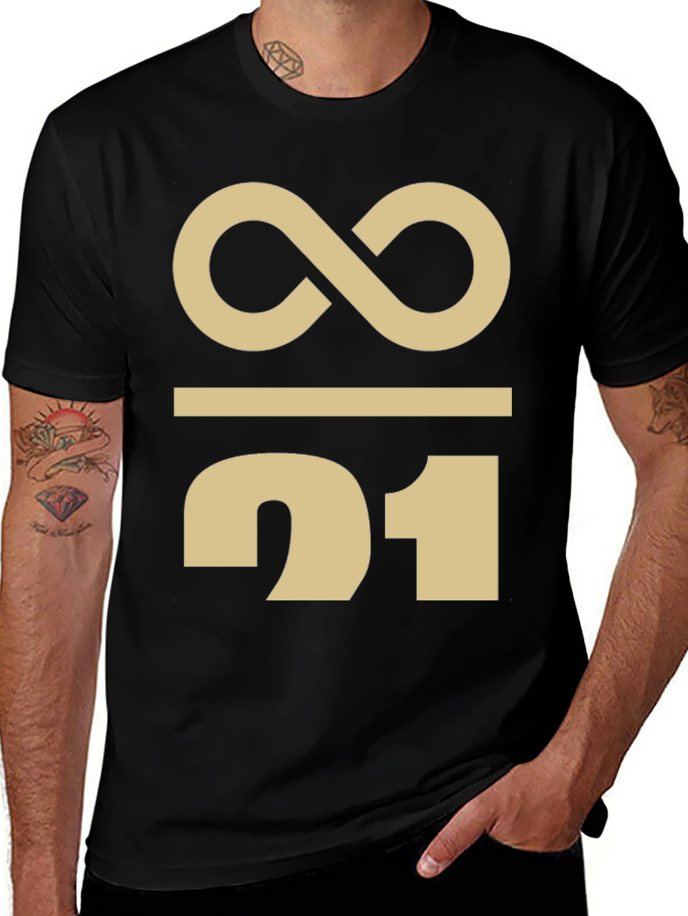 Variant 21 of Infinity 81 Graphic Tee - Soft Cotton Blend