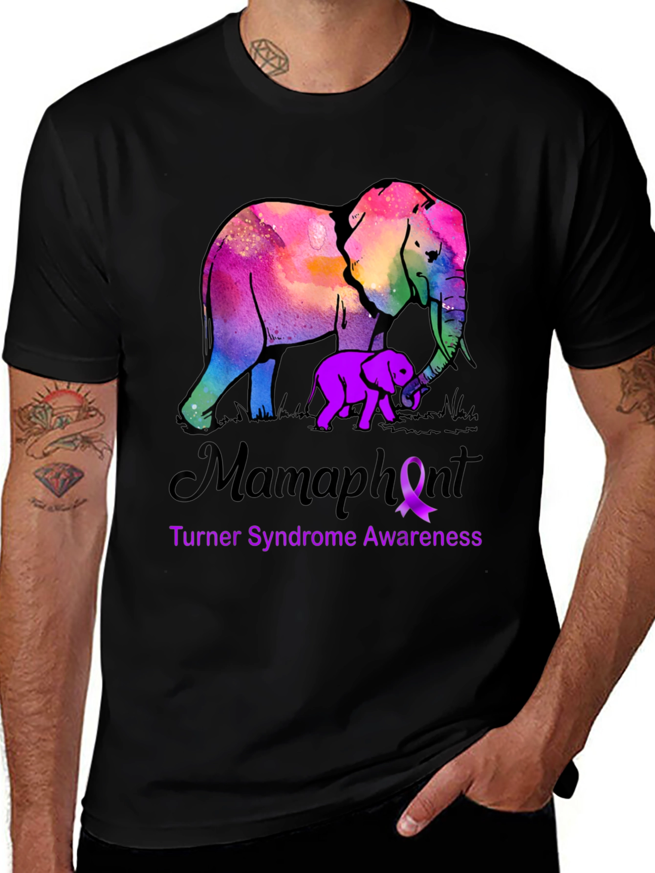 Mamaphant Turner Syndrome Awareness T-Shirt