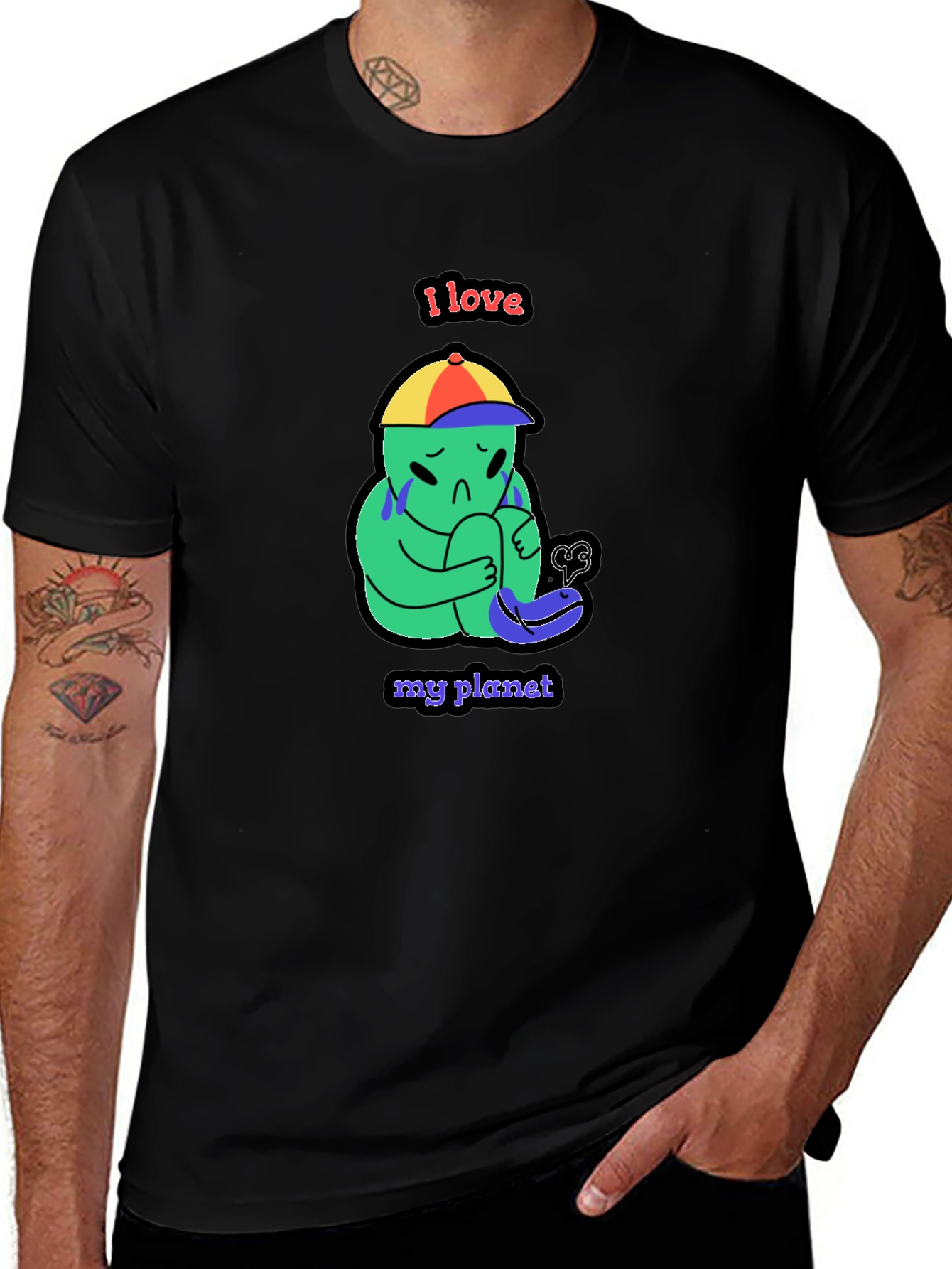Variant 10 of I Love My Planet Graphic Tee