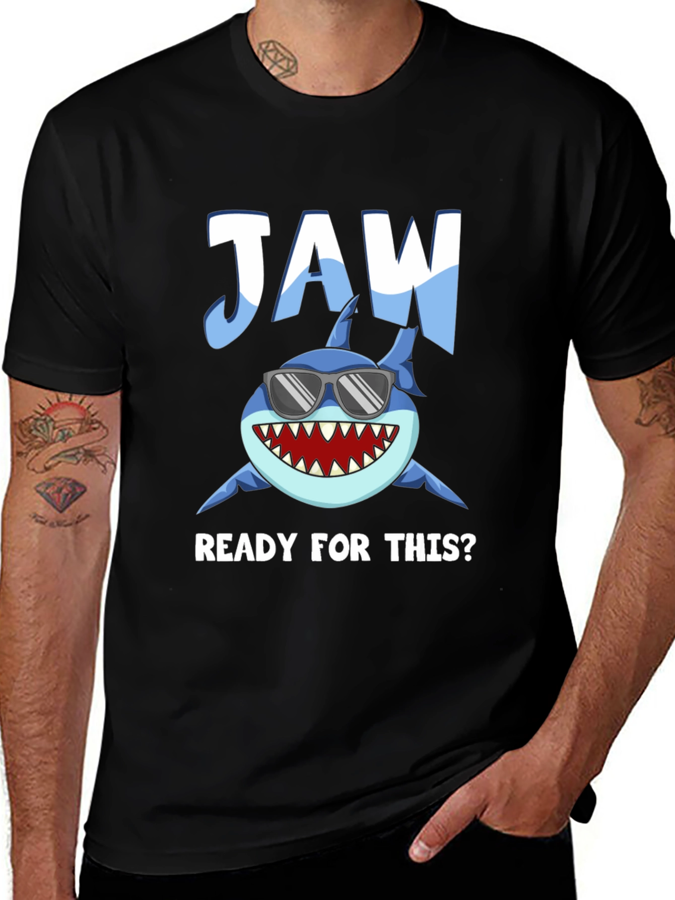 Variant 30 of JAW Ready For This Shark T-Shirt