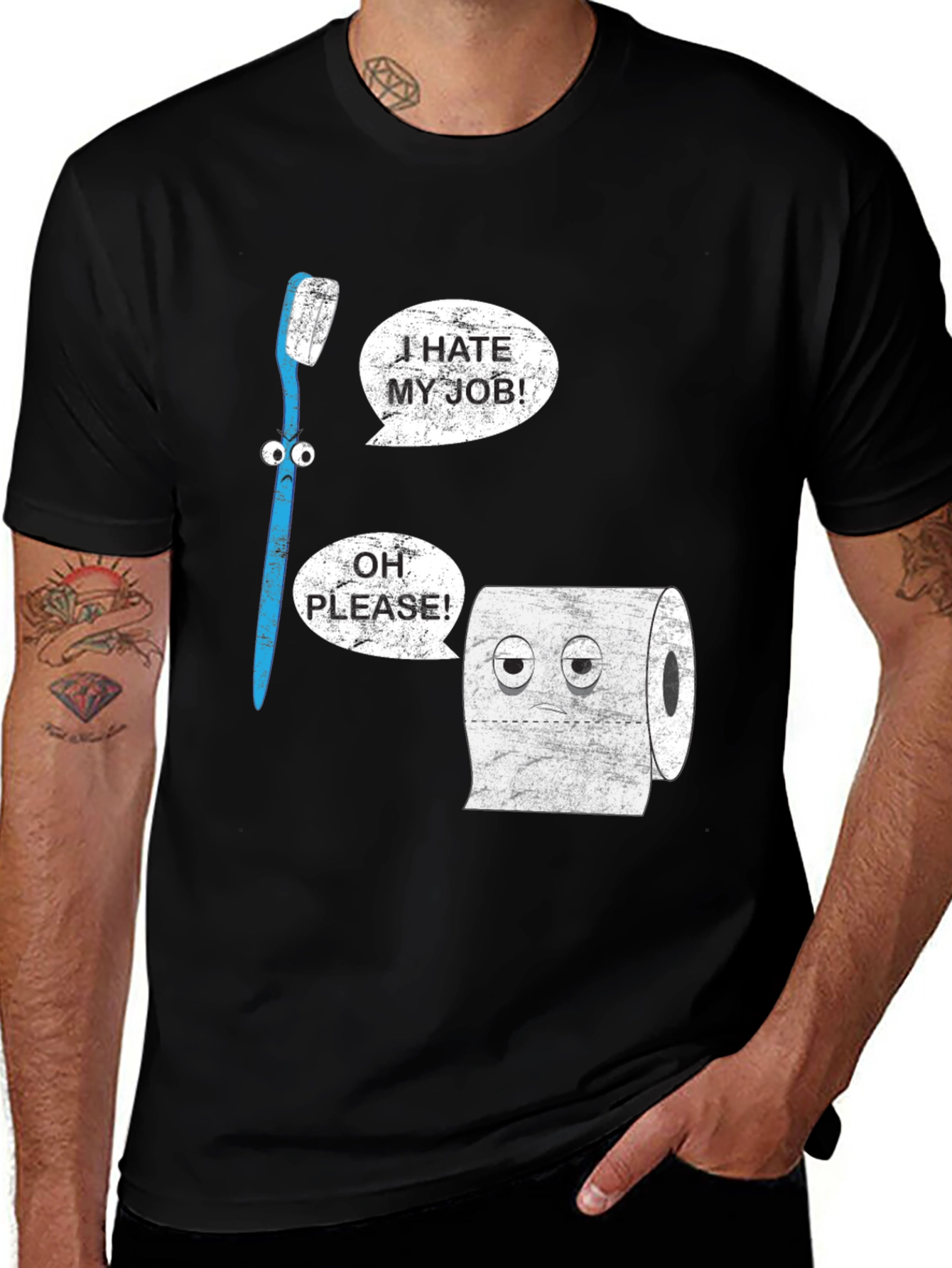 Variant 6 of Funny 'I Hate My Job' T-Shirt