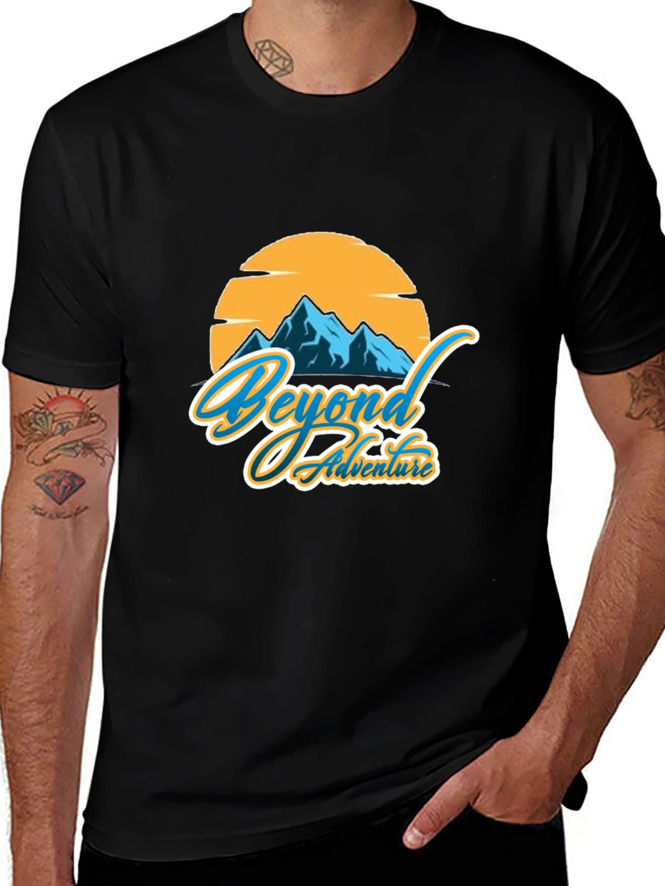 Variant 6 of Beyond Adventure Mountain Graphic T-Shirt
