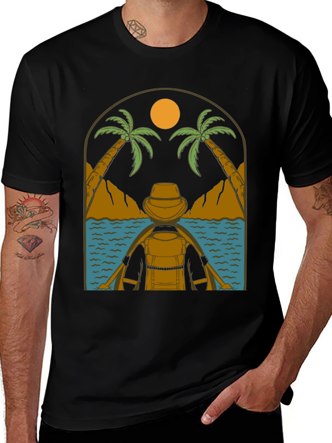 Variant 7 of Tropical Getaway Graphic Tee
