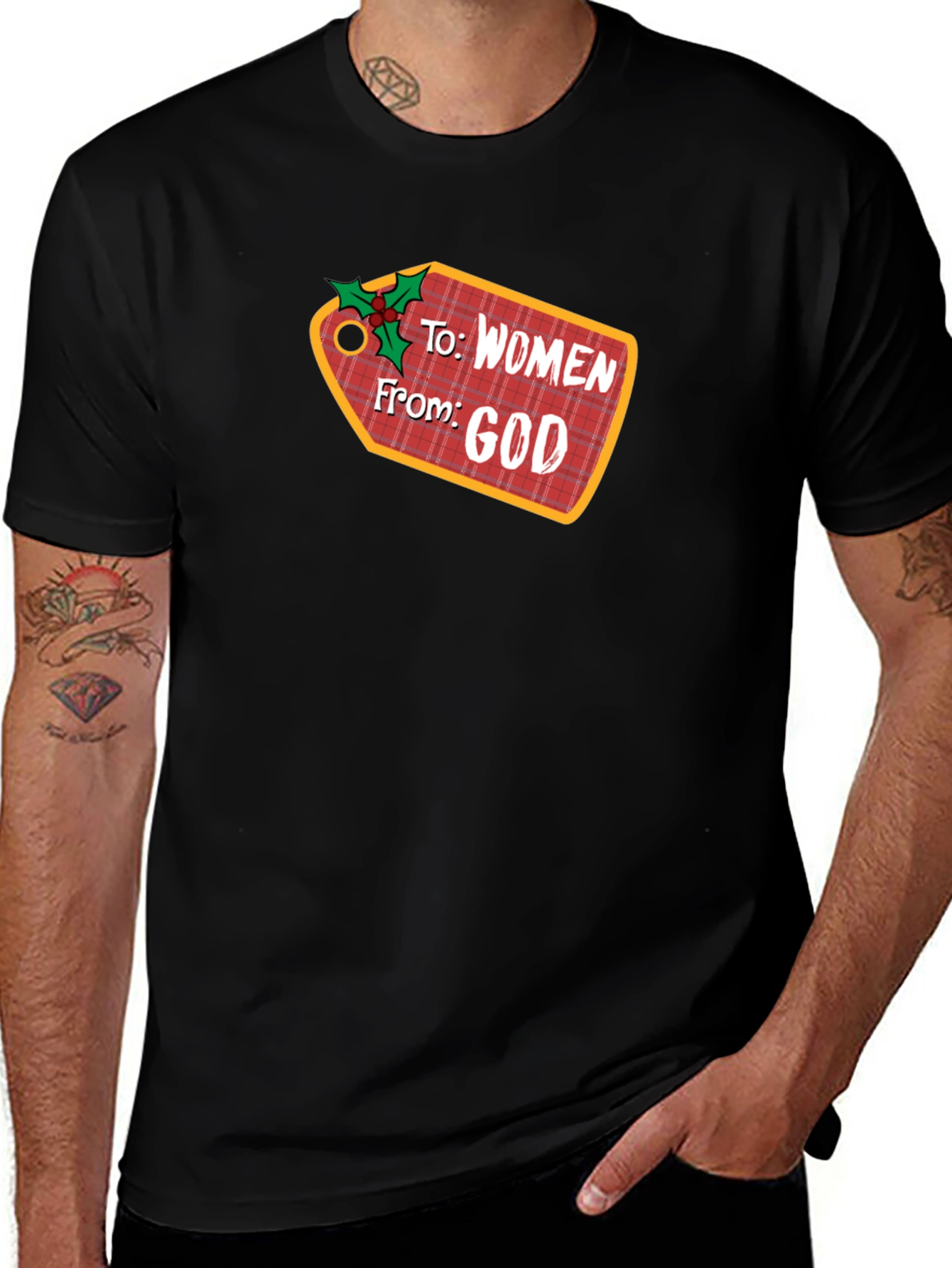 To: Women From: GOD Graphic T-Shirt