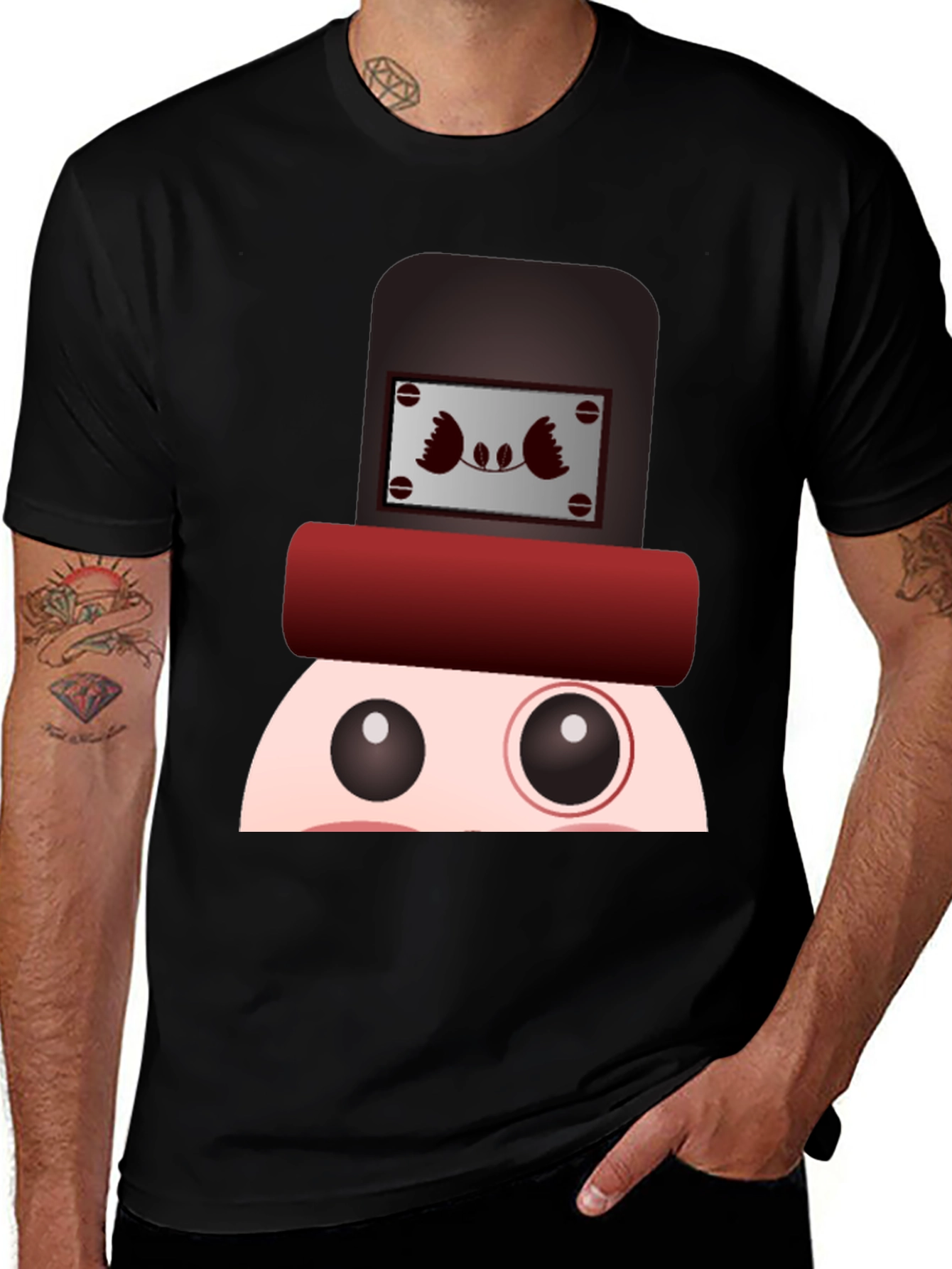 Variant 7 of Funny Cartoon Character T-Shirt