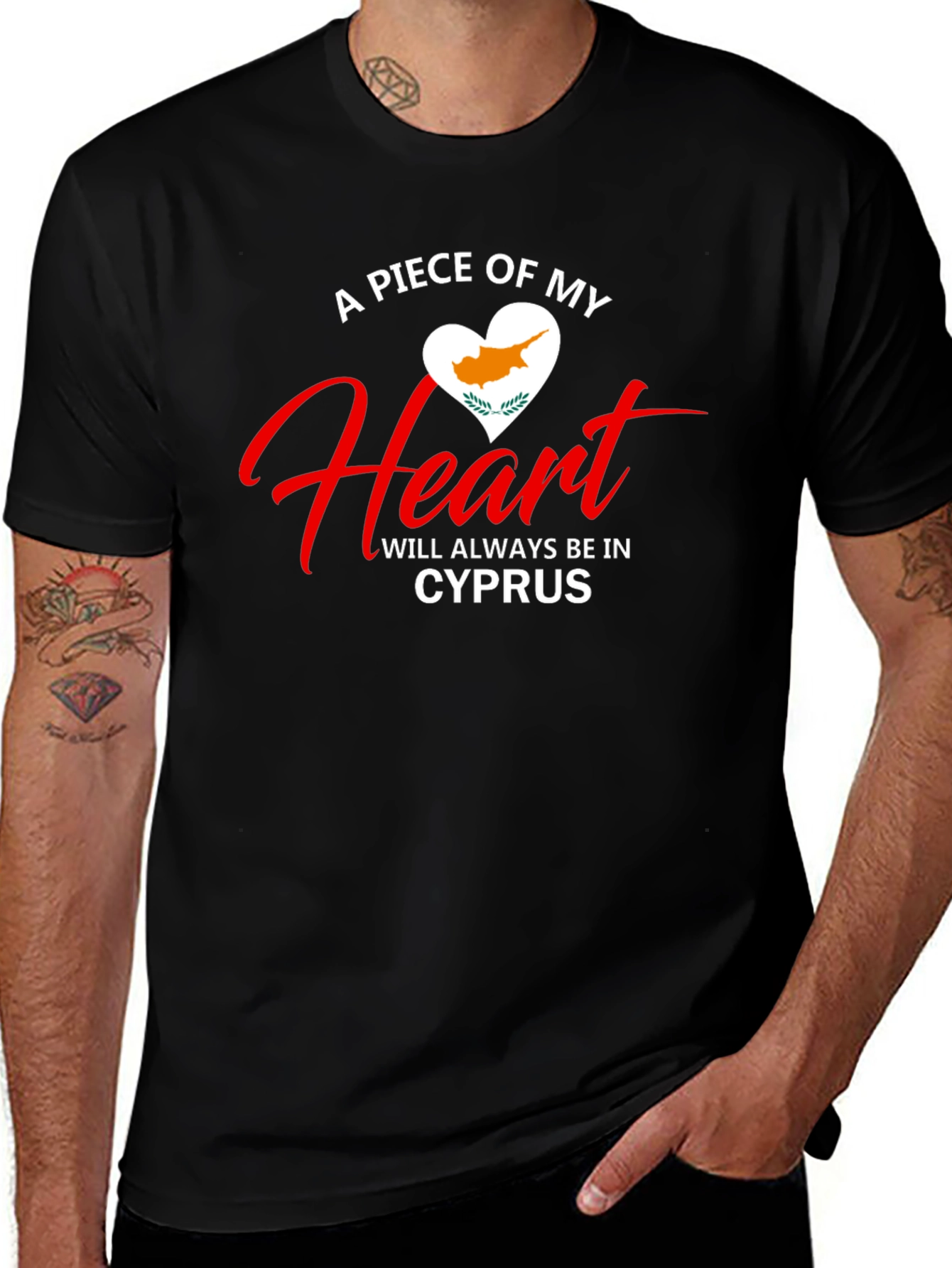 Cyprus Heart T-Shirt - Always in My Heart