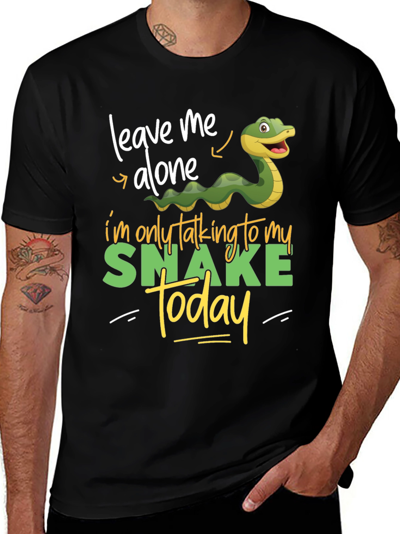Variant 12 of Leave Me Alone, Snake Lover T-Shirt