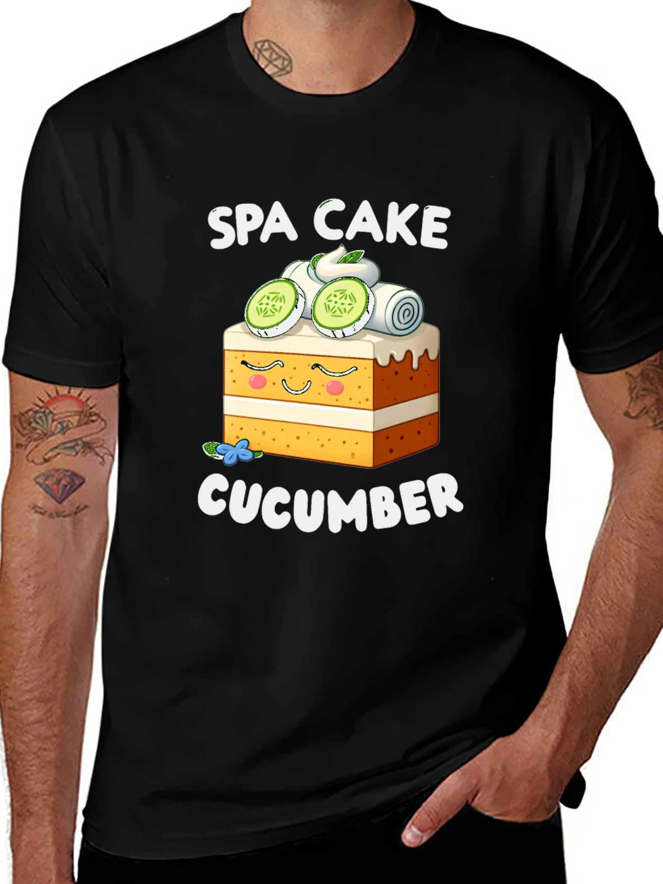 Variant 12 of Spa Cake Cucumber T-Shirt