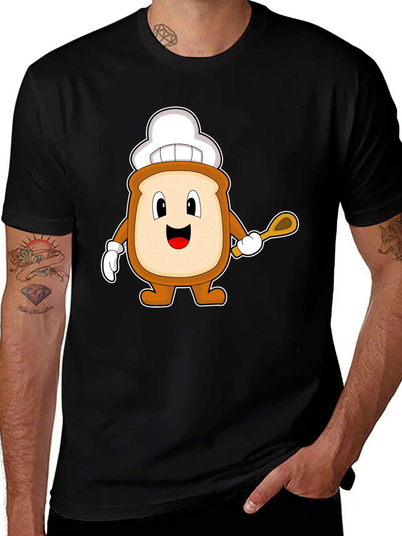 Variant 21 of Chef Bread T-Shirt Funny Foodie Tee