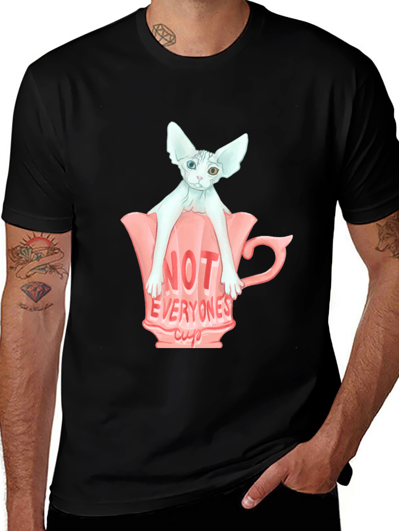 Variant 5 of Not Everyone's Cup Black T-Shirt