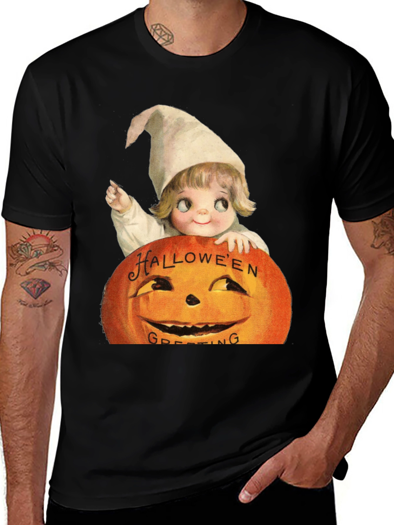 Vintage Halloween Greeting T-Shirt